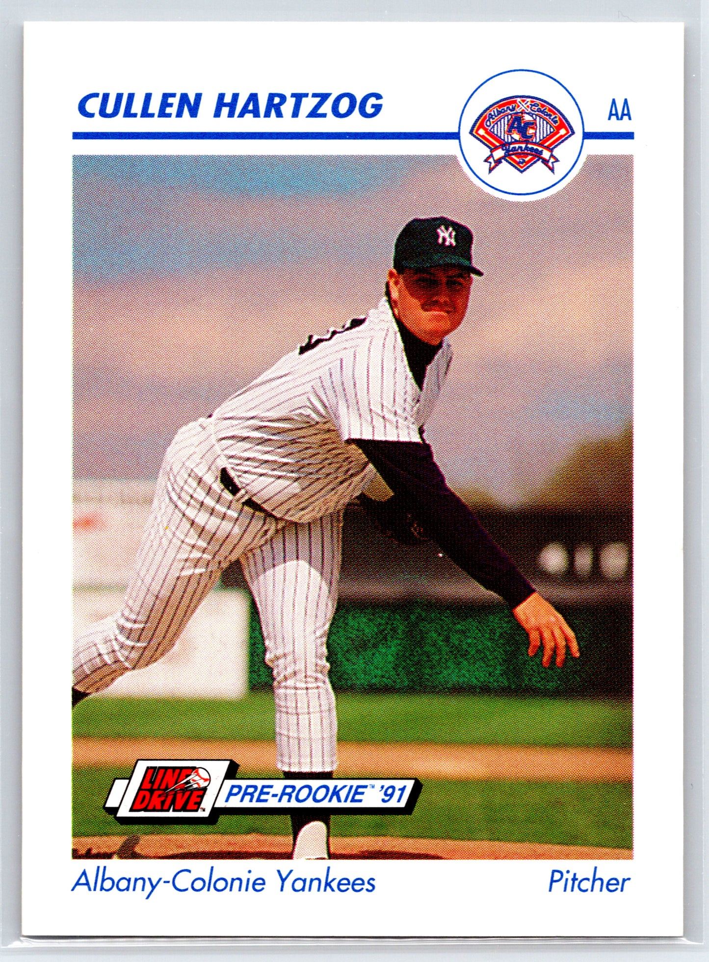 1991 Line Drive AA #7 Cullen Hartzog