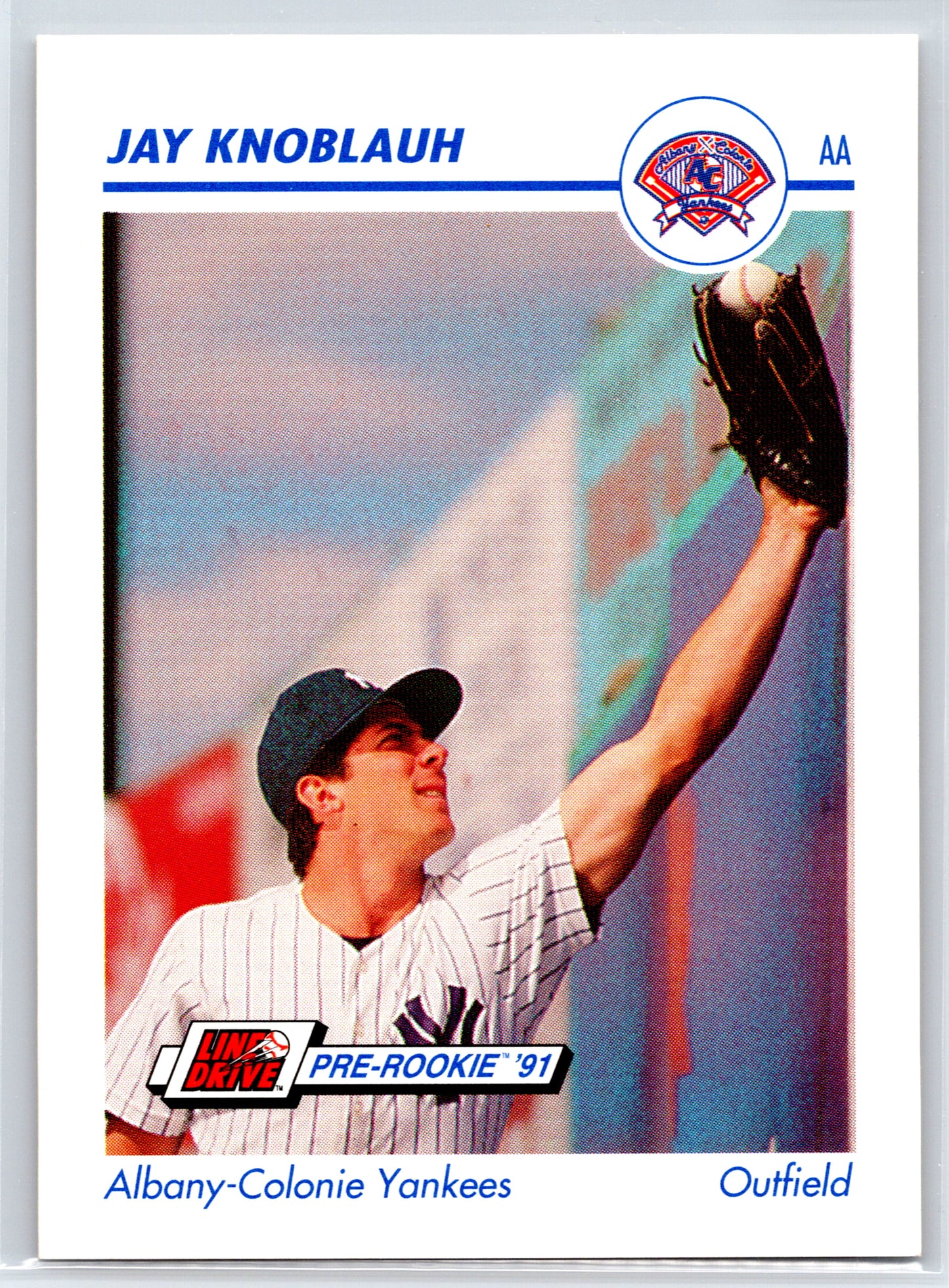 1991 Line Drive AA #8 Jay Knoblauh