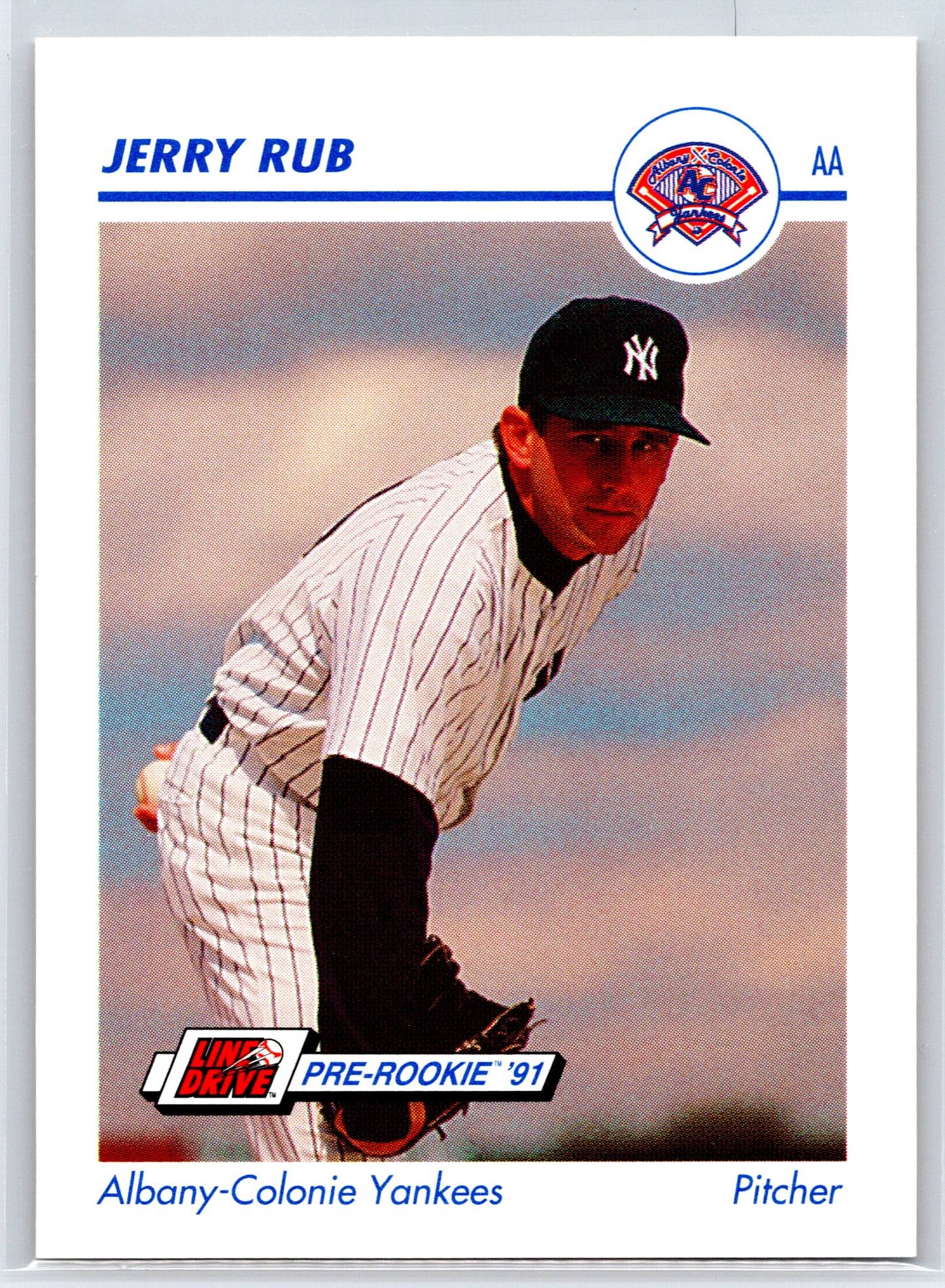 1991 Line Drive AA #14 Jerry Rub