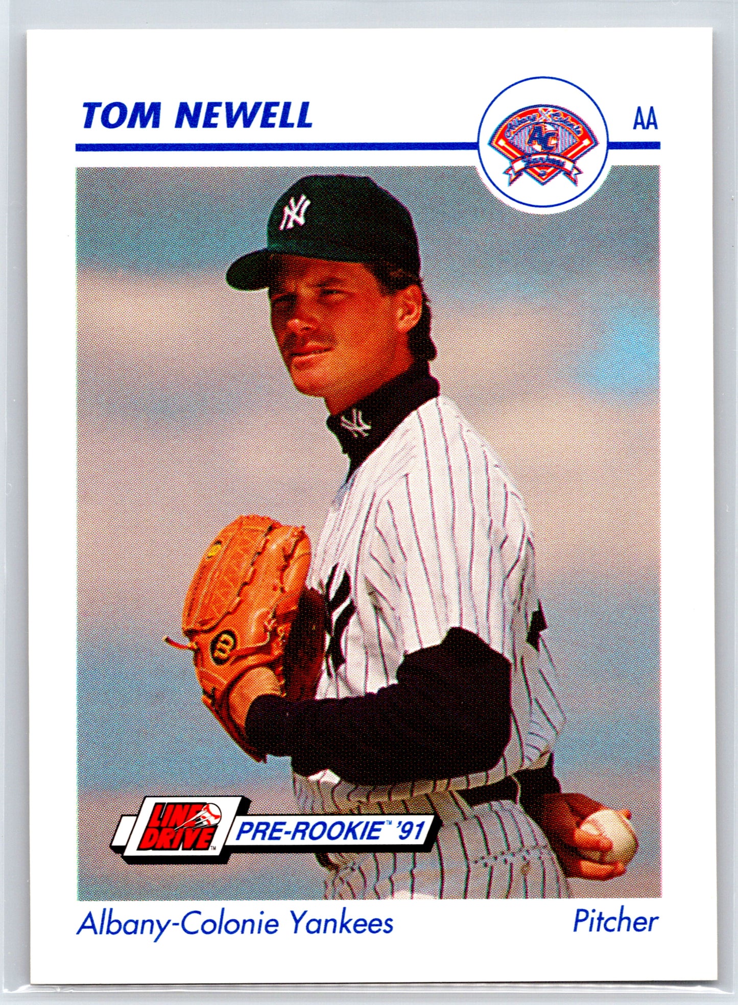 1991 Line Drive AA #16 Tom Newell