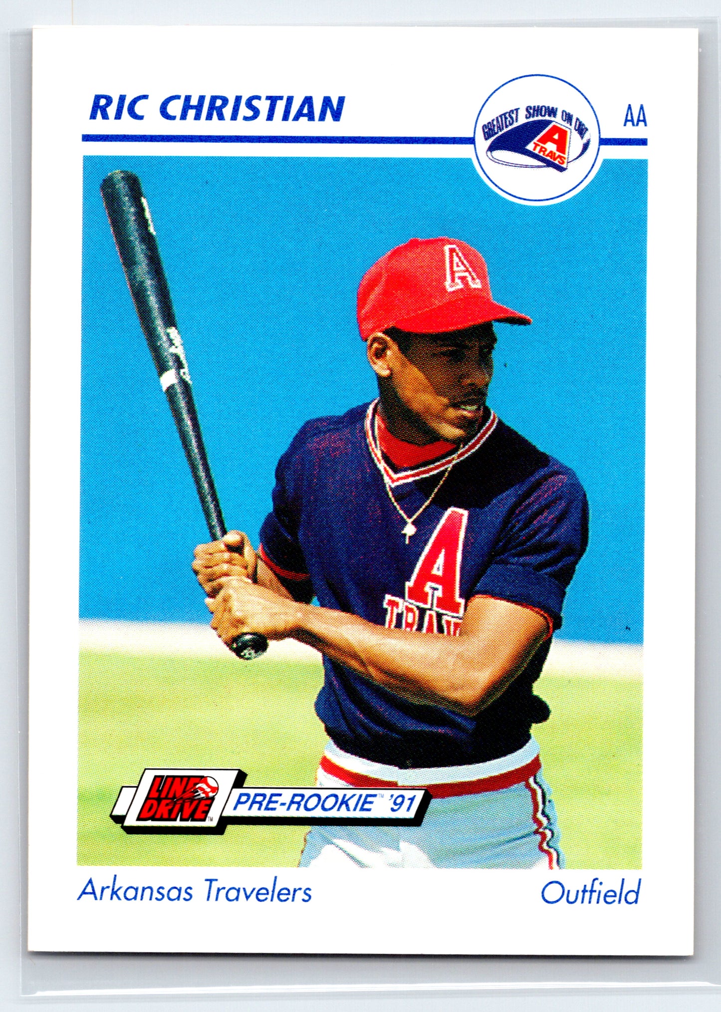 1991 Line Drive AA #29 Ric Christian
