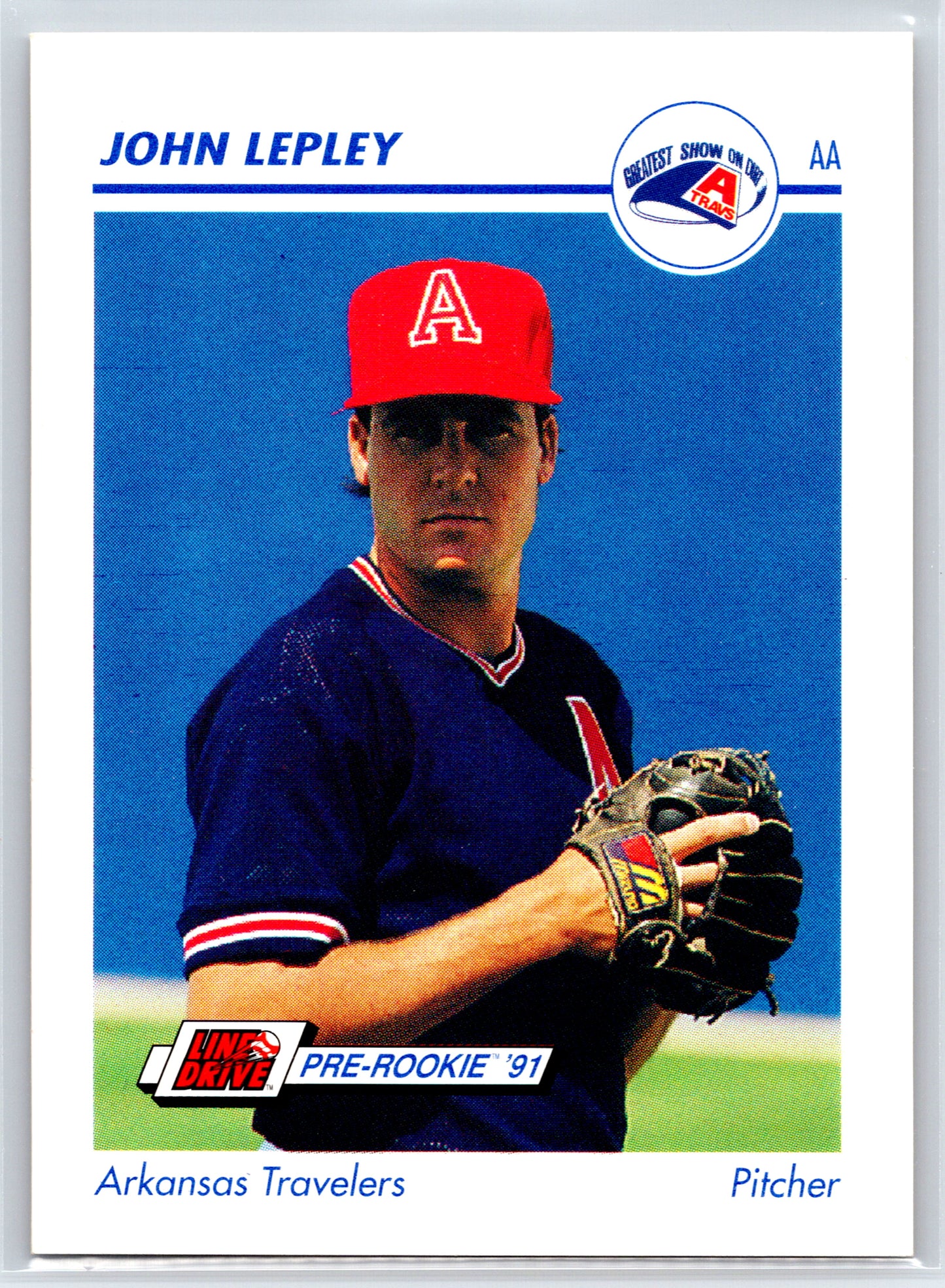 1991 Line Drive AA #37 John Lepley
