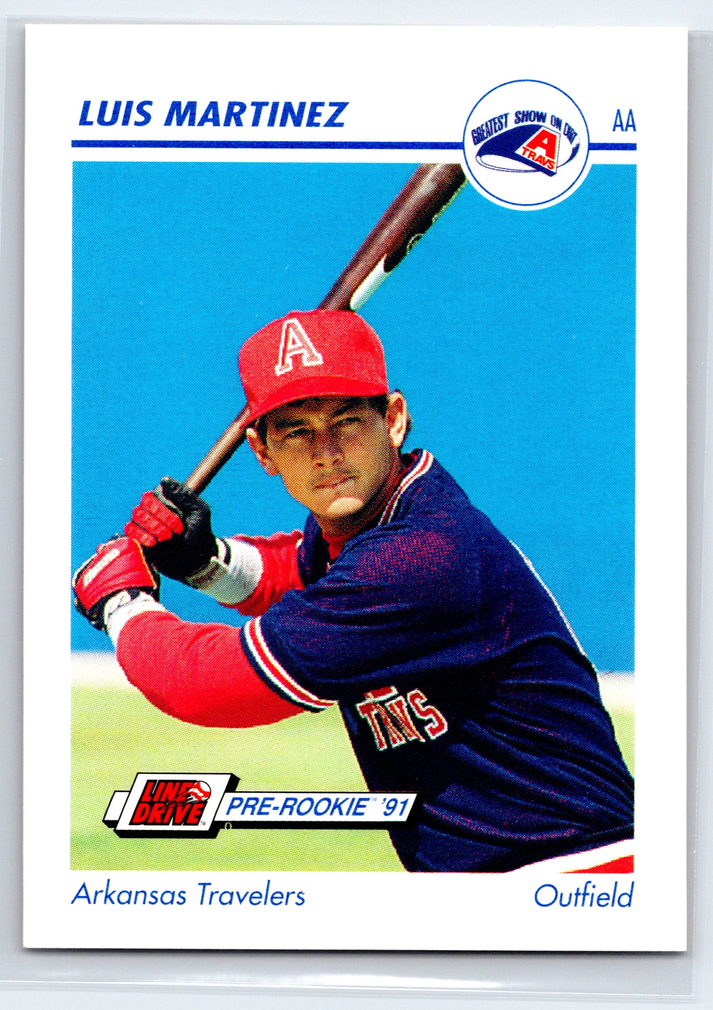 1991 Line Drive AA #38 Luis Martinez