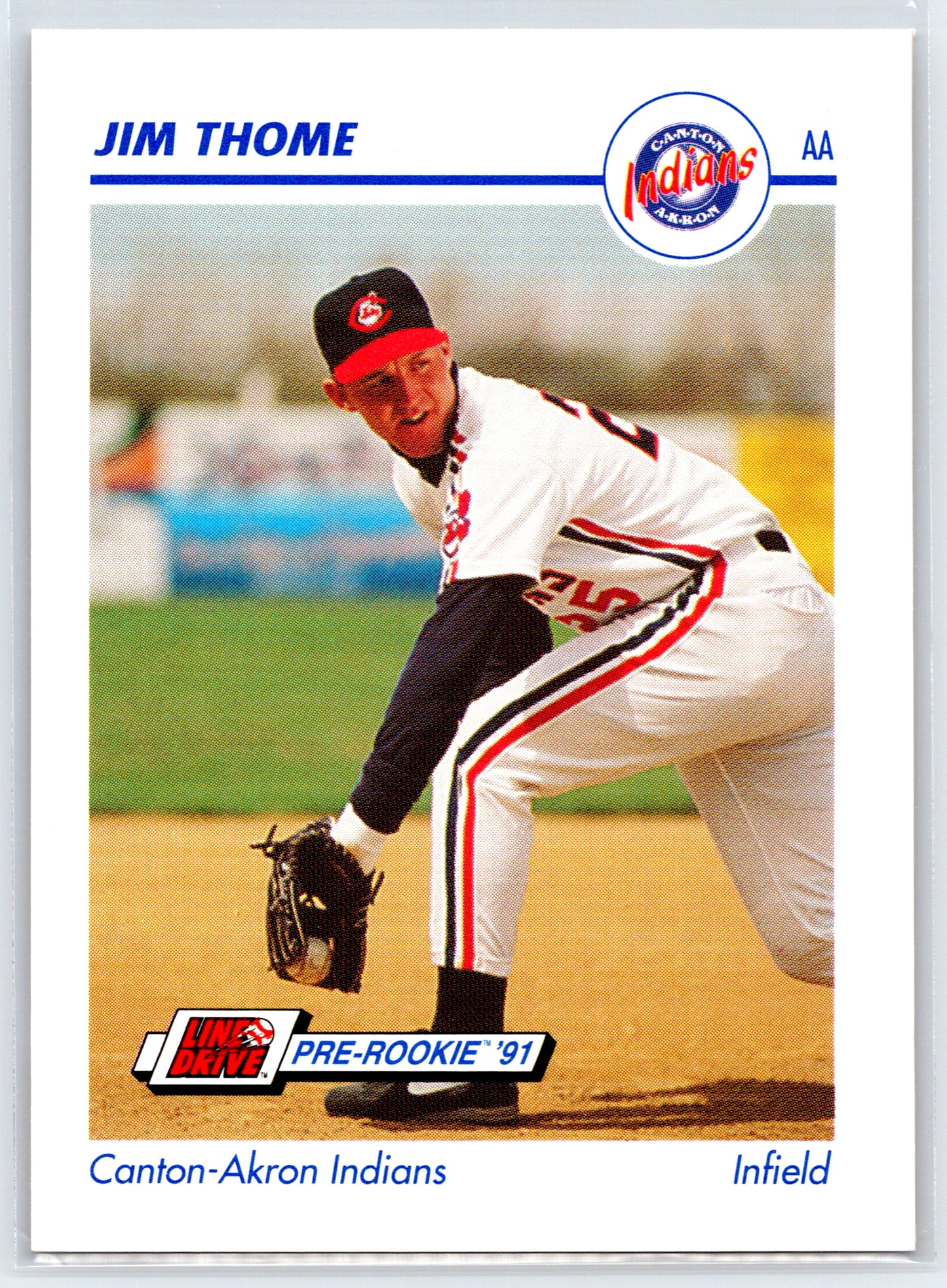 1991 Line Drive AA #96 Jim Thome