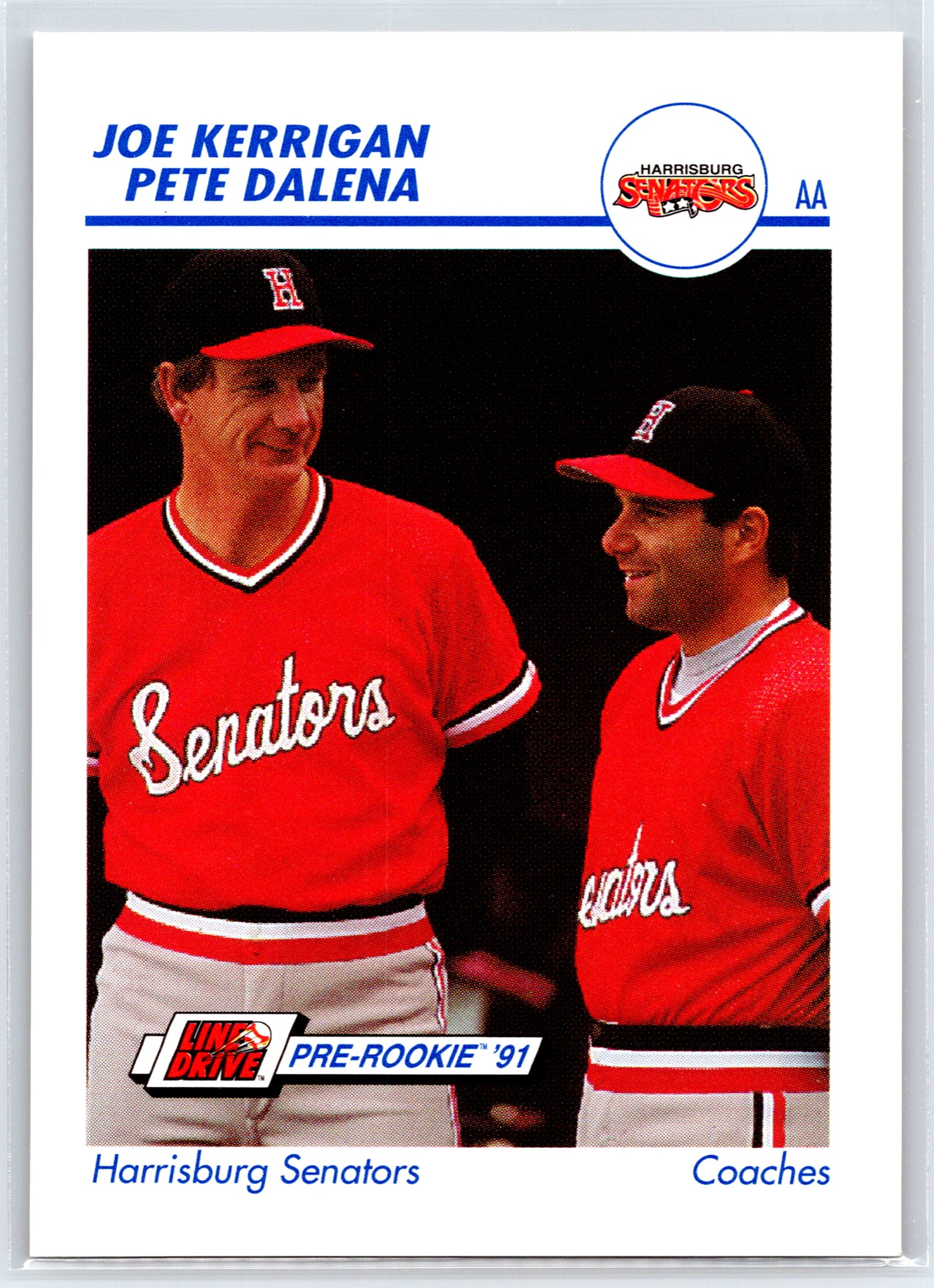 1991 Line Drive AA #275 Joe Kerrigan / Pete Dalena