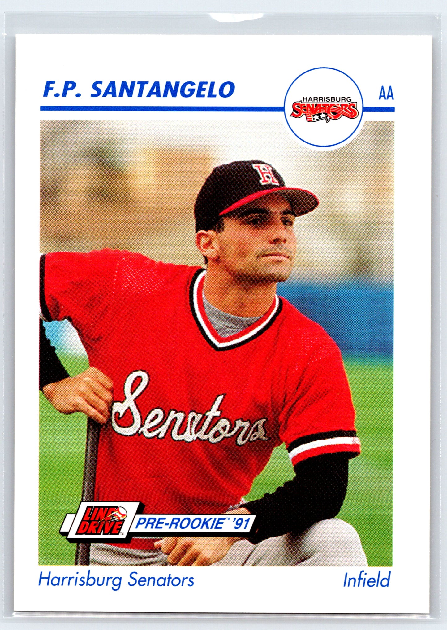 1991 Line Drive AA #268 F.P. Santangelo