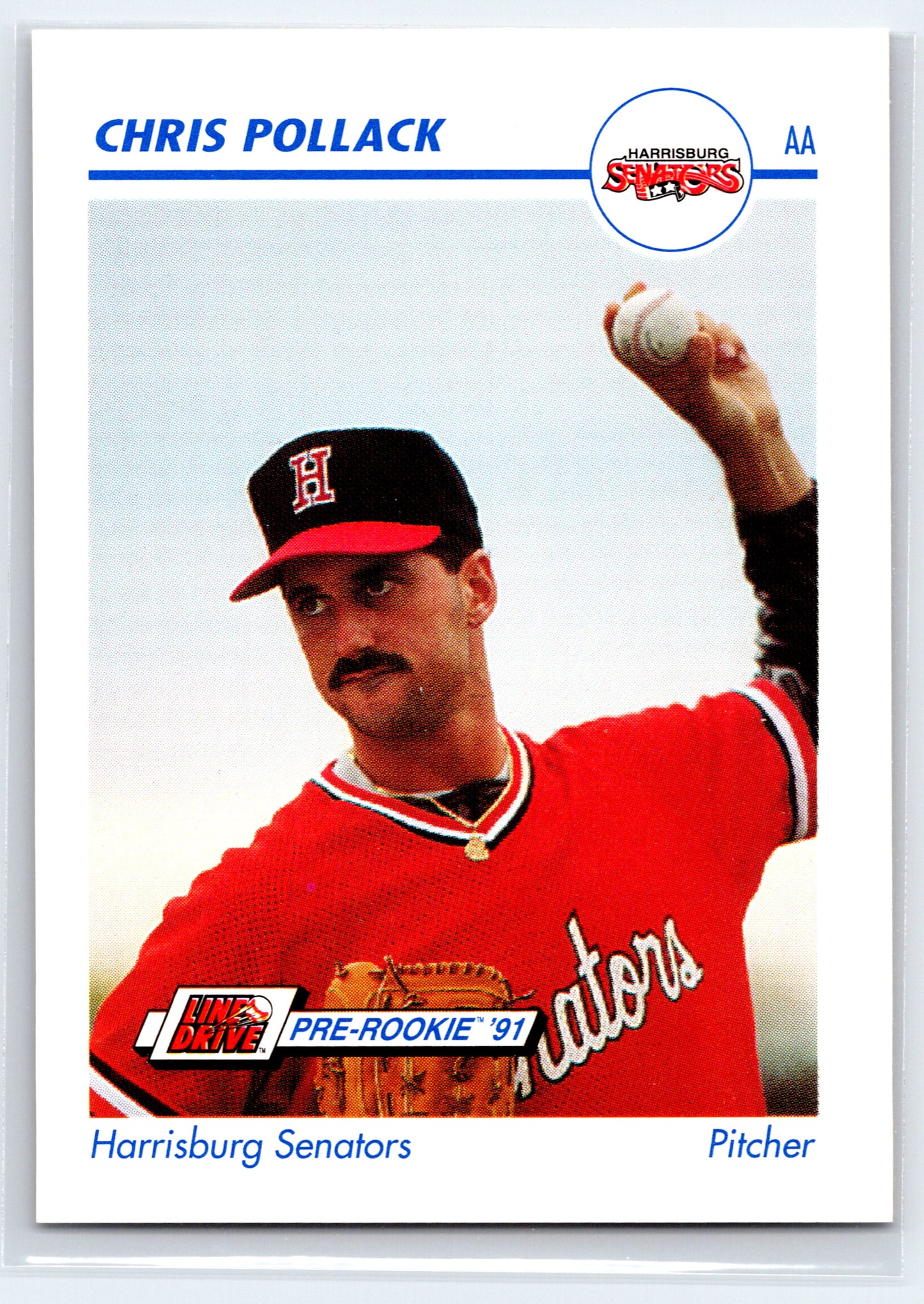 1991 Line Drive AA #267 Chris Pollack