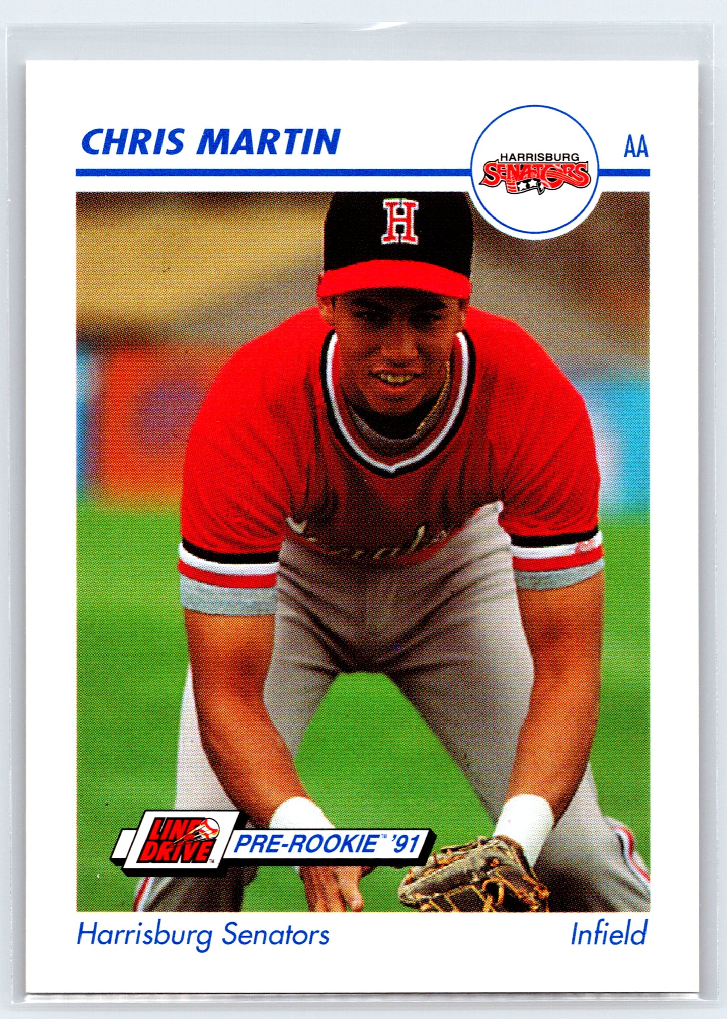1991 Line Drive AA #263 Chris Martin