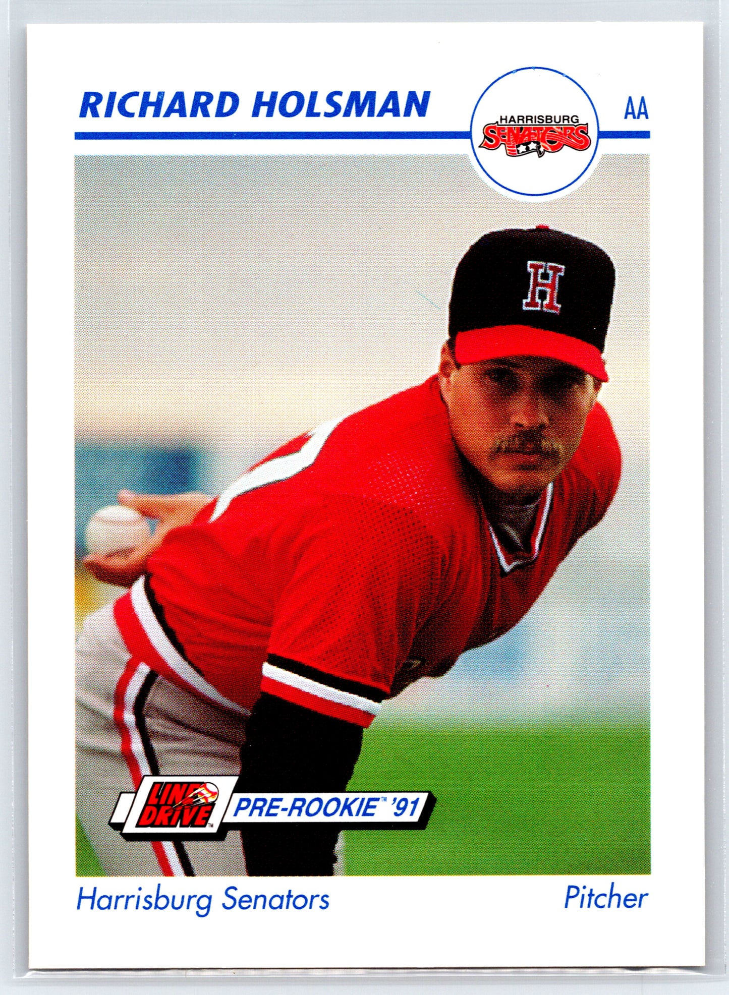 1991 Line Drive AA #257 Richard Holsman