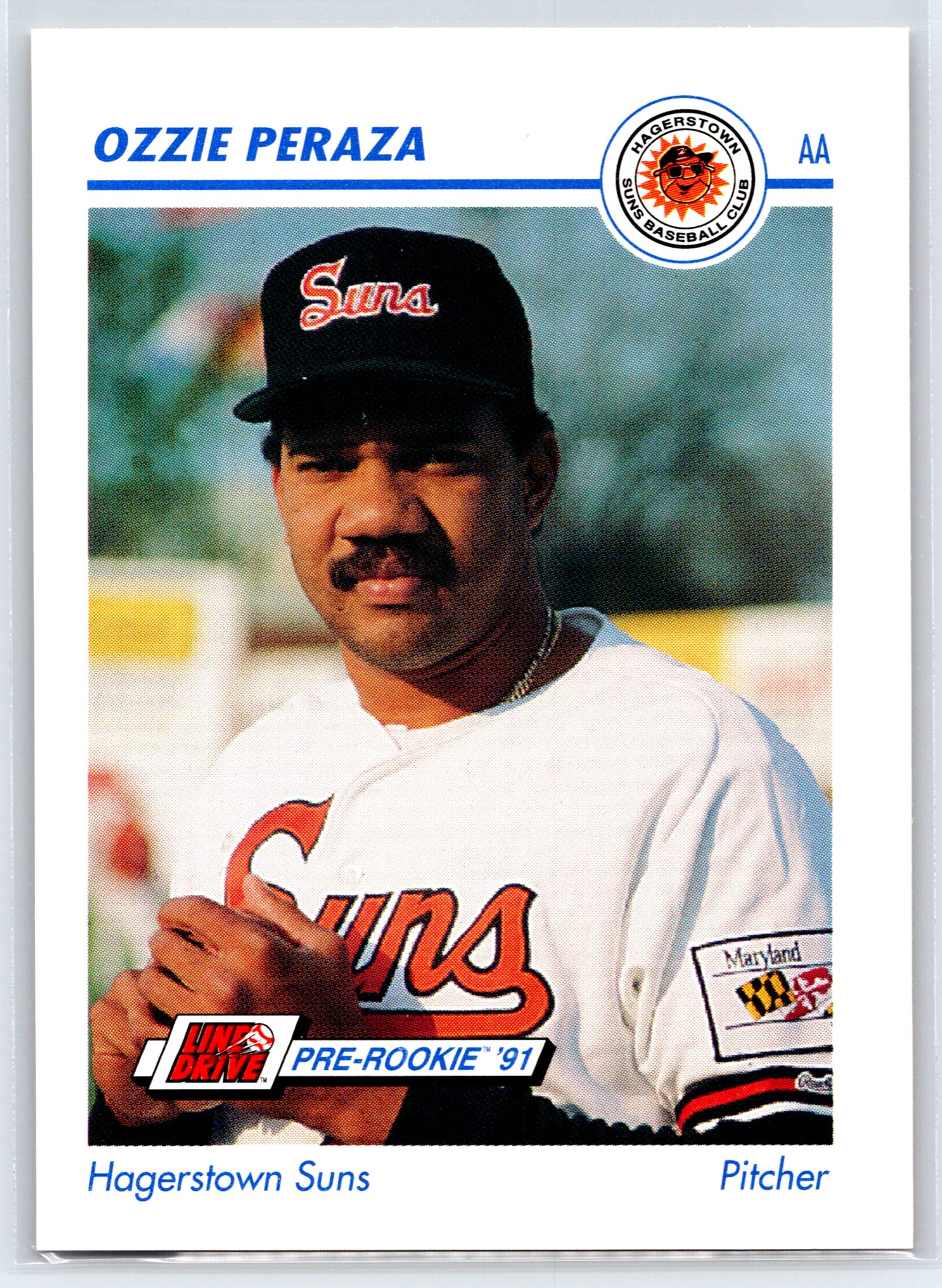 1991 Line Drive AA #242 Ozzie Peraza
