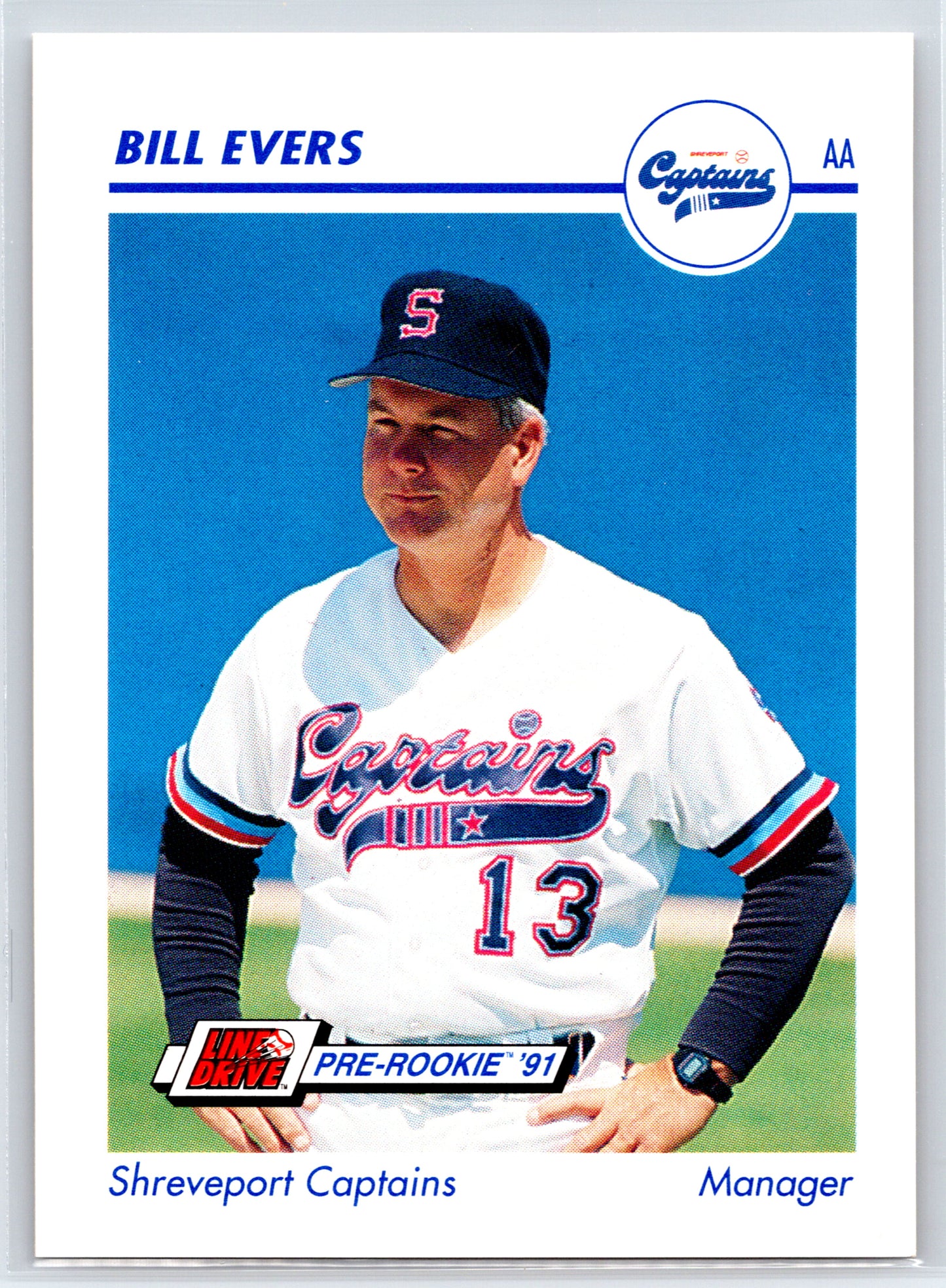 1991 Line Drive AA #324 Bill Evers