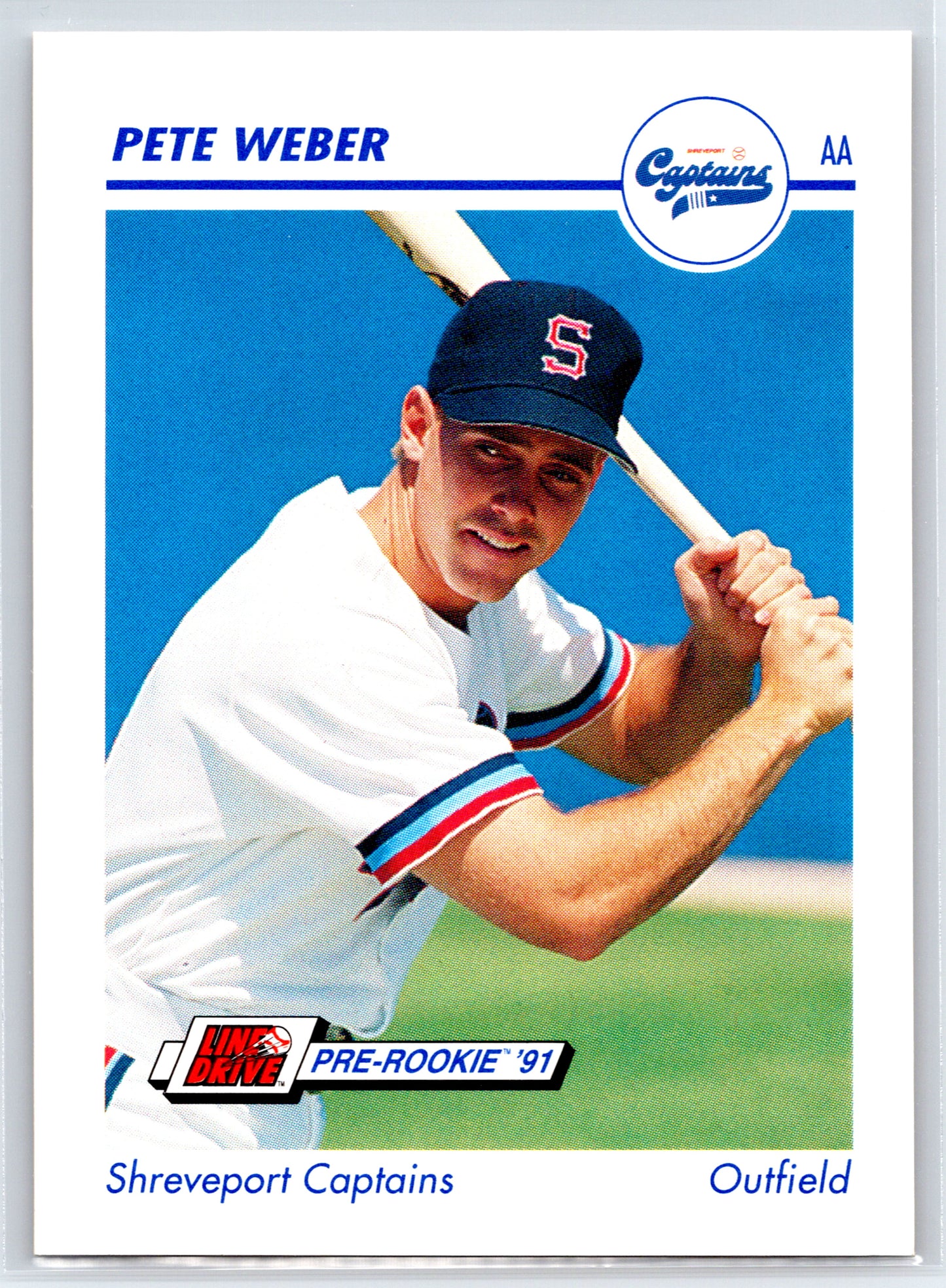 1991 Line Drive AA #323 Pete Weber
