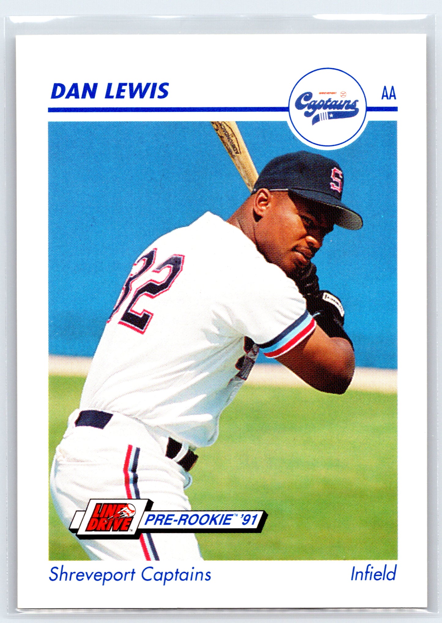 1991 Line Drive AA #310 Dan Lewis