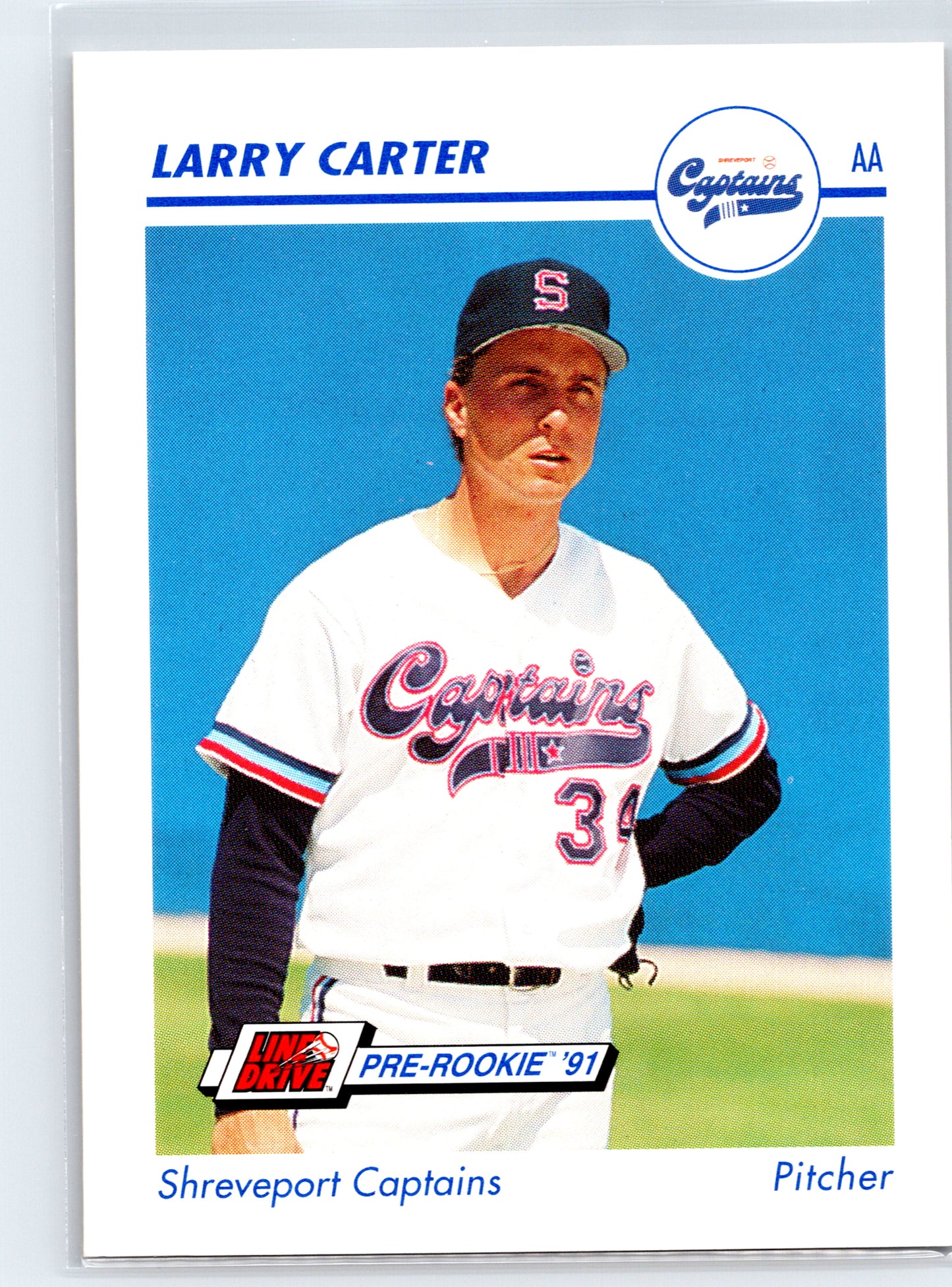 1991 Line Drive AA #302 Larry Carter