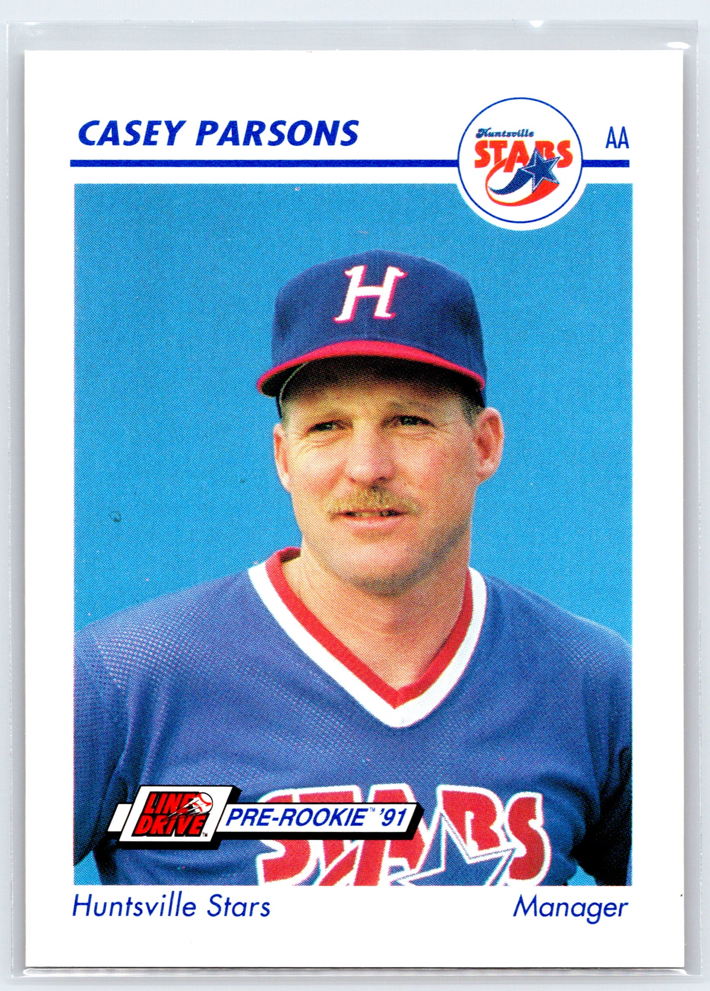 1991 Line Drive AA #299 Casey Parsons