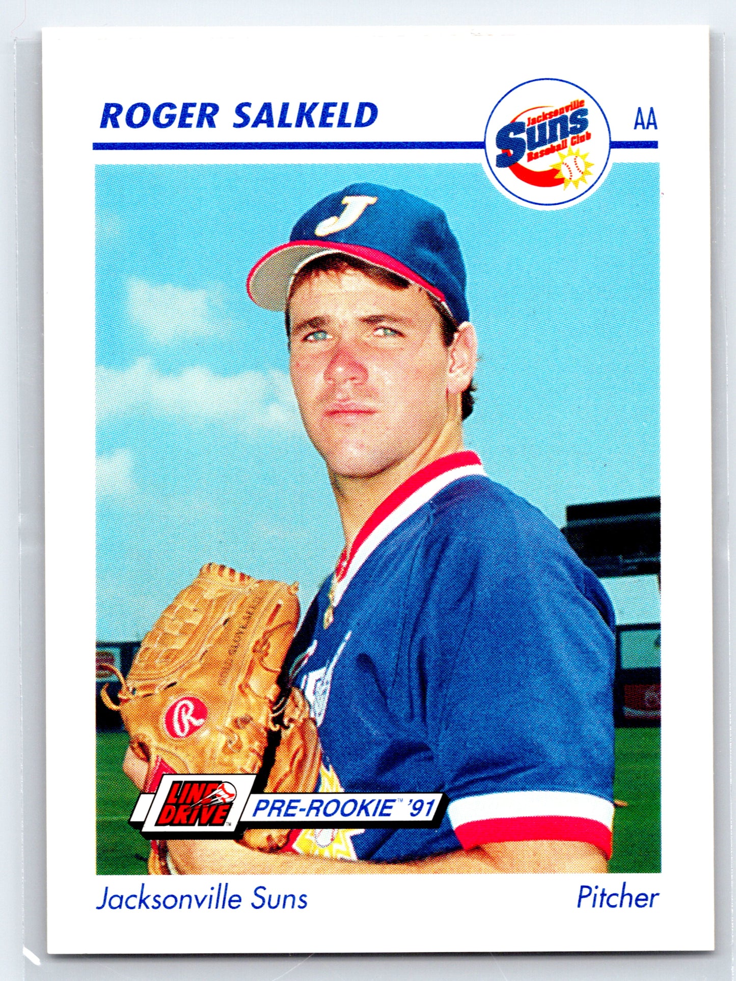 1991 Line Drive AA #344 Roger Salkeld
