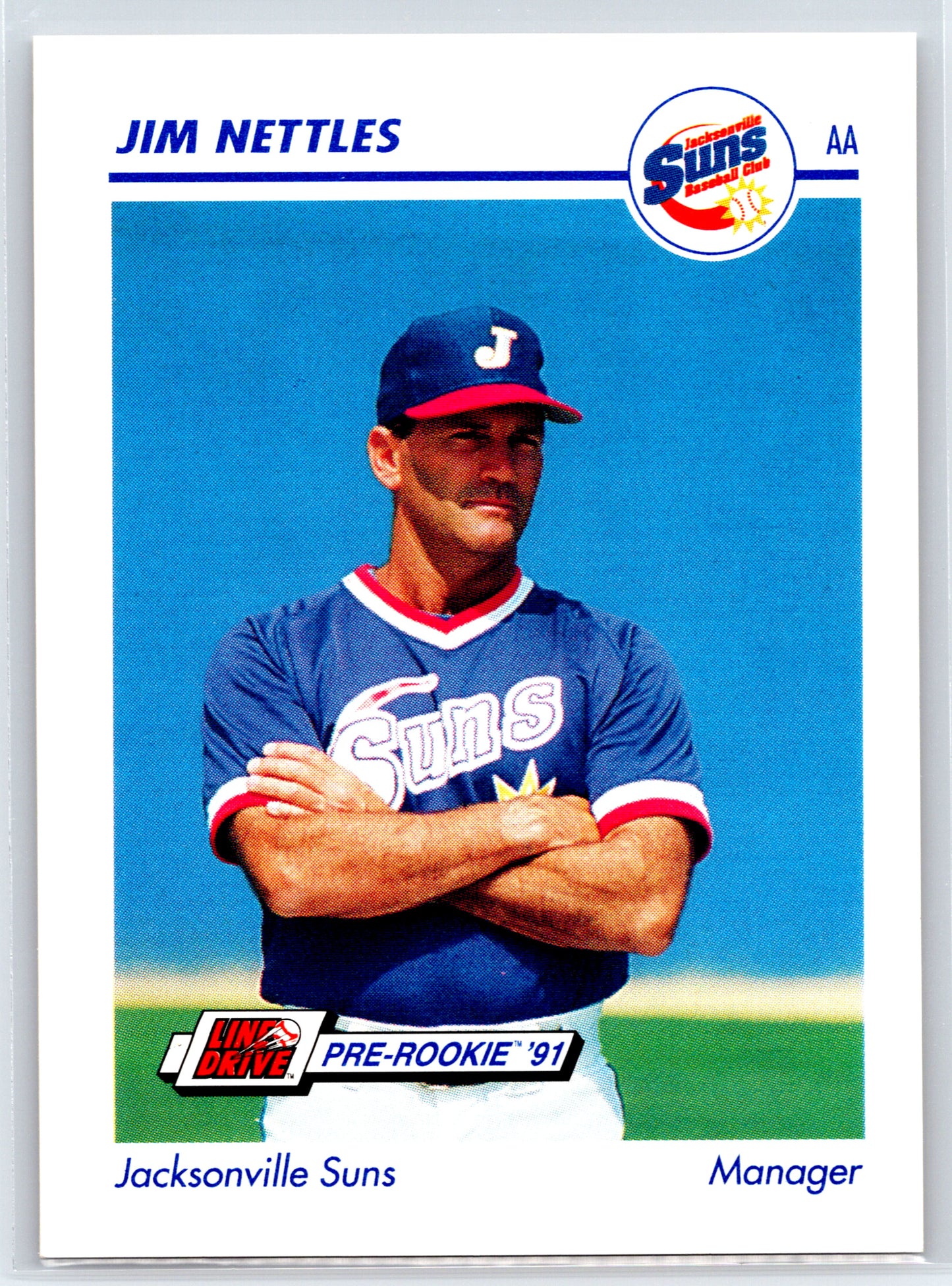 1991 Line Drive AA #349 Jim Nettles