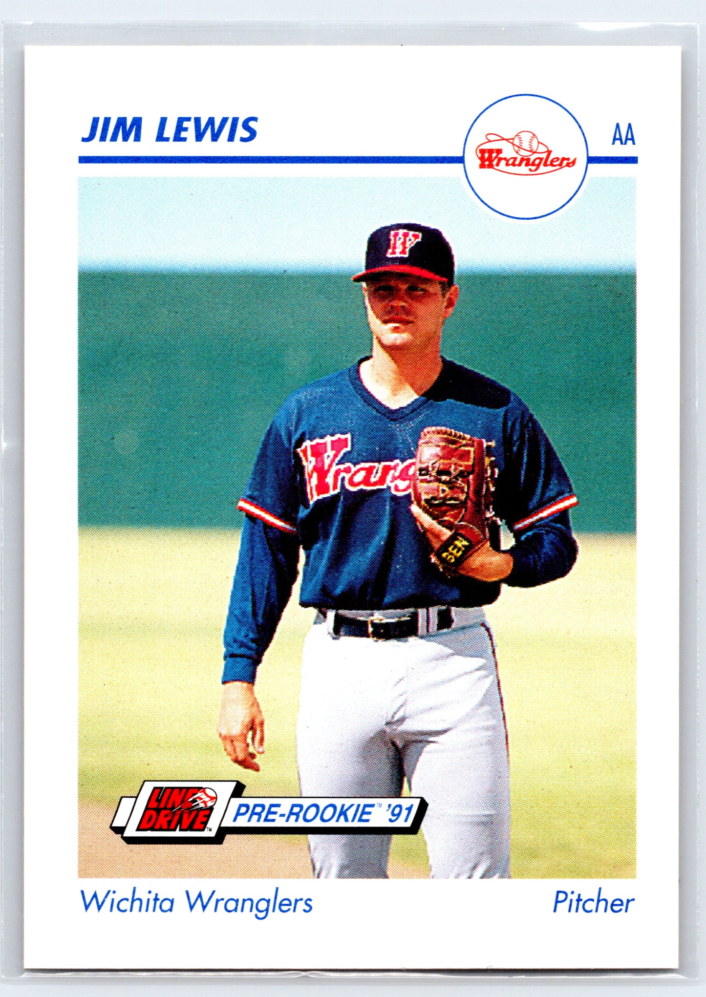 1991 Line Drive AA #611 Jim Lewis