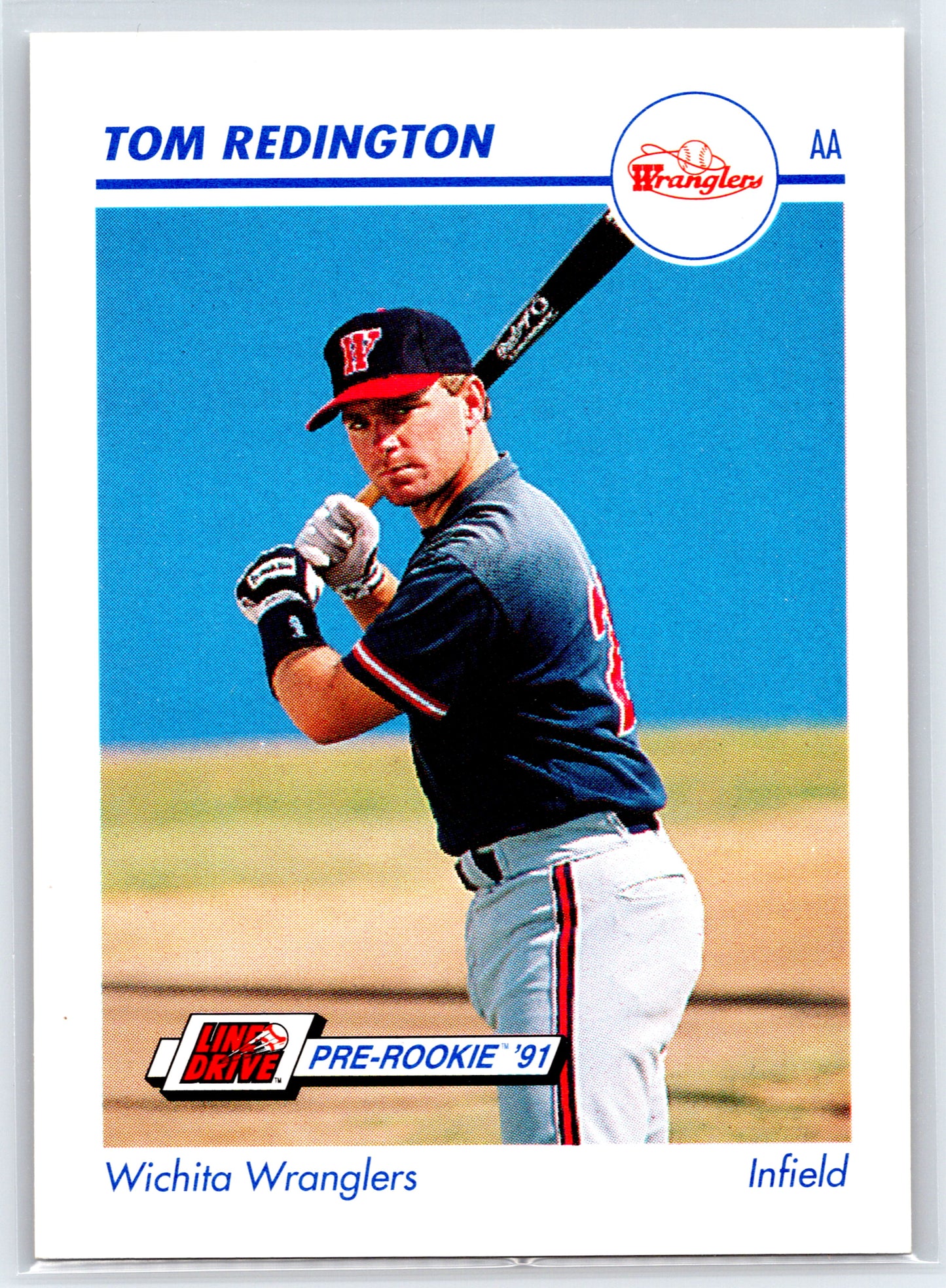 1991 Line Drive AA #615 Tom Redington
