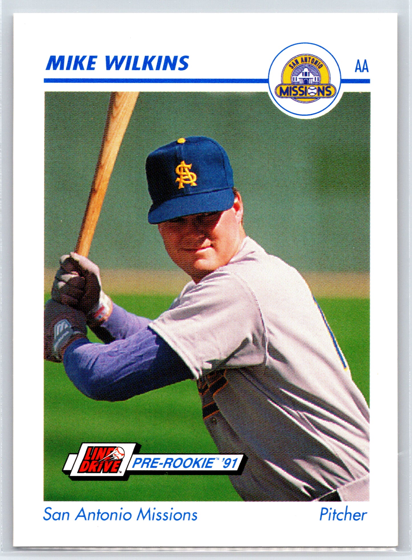 1991 Line Drive AA #547 Mike Wilkins