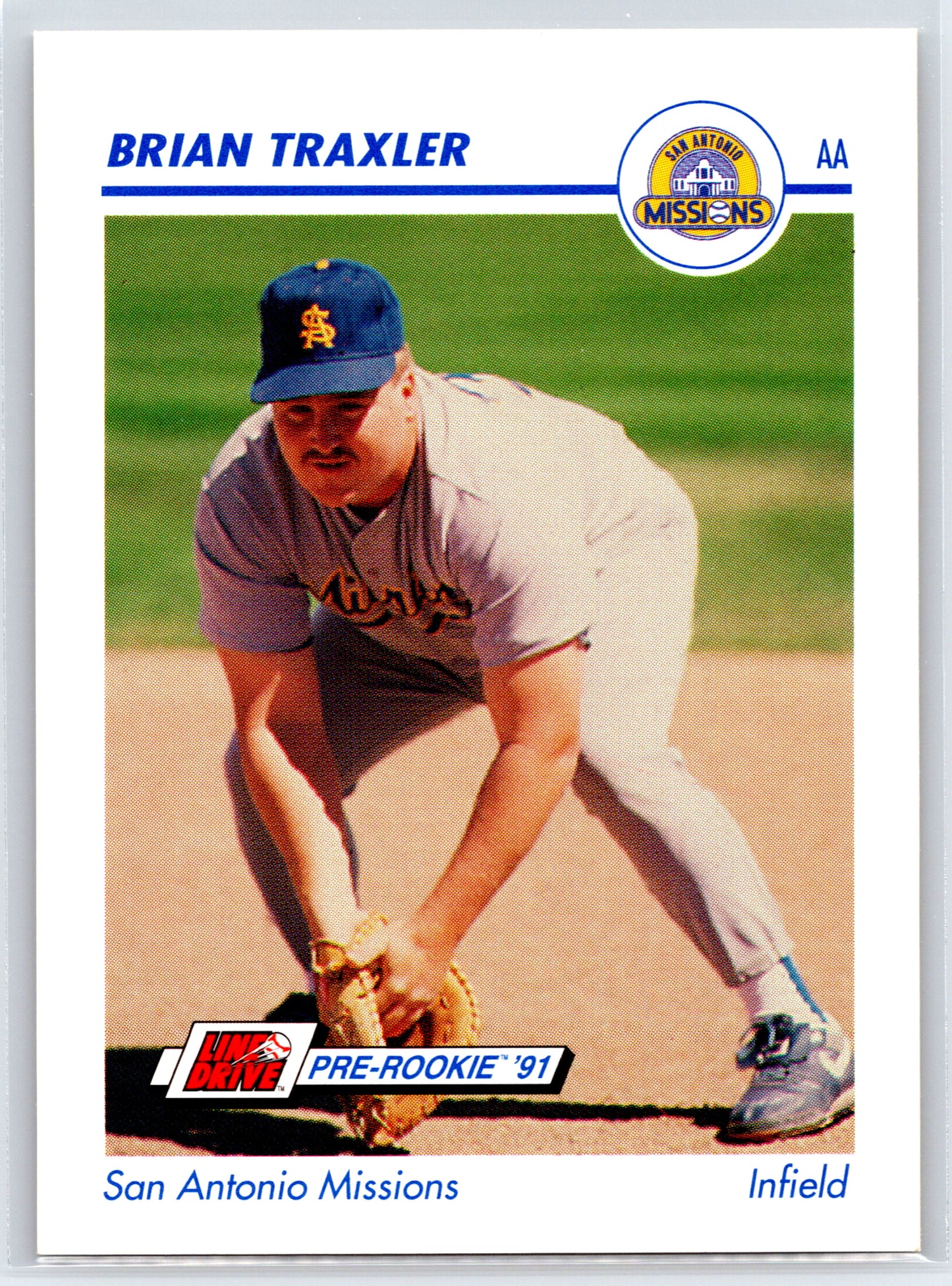 1991 Line Drive AA #544 Brian Traxler
