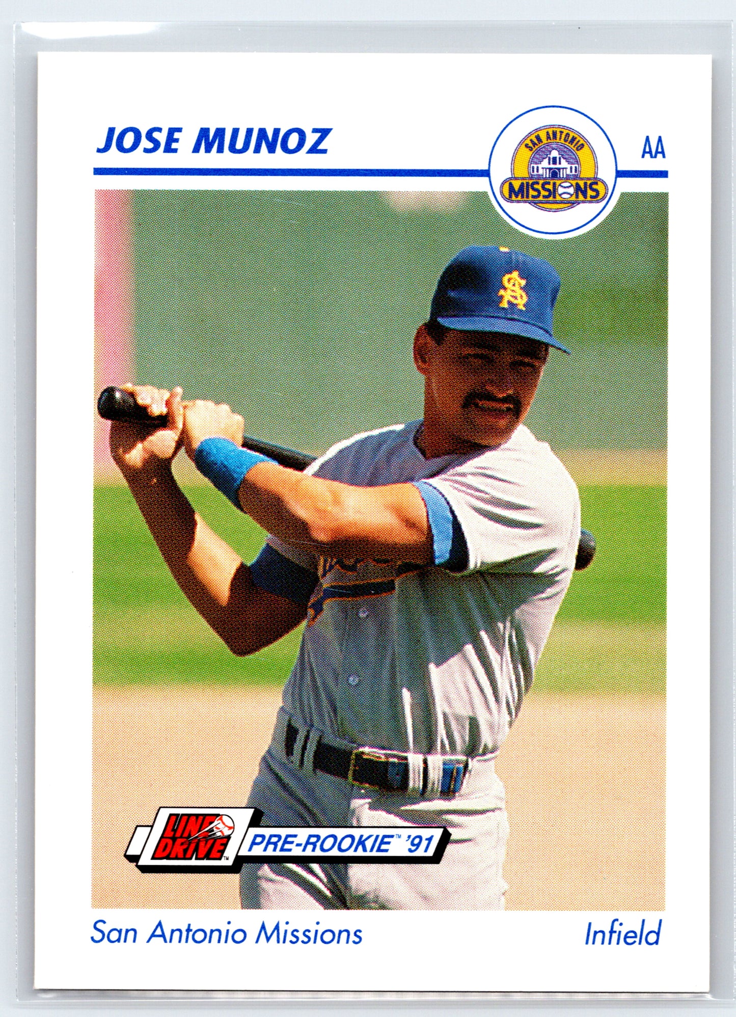 1991 Line Drive AA #538 Jose Munoz