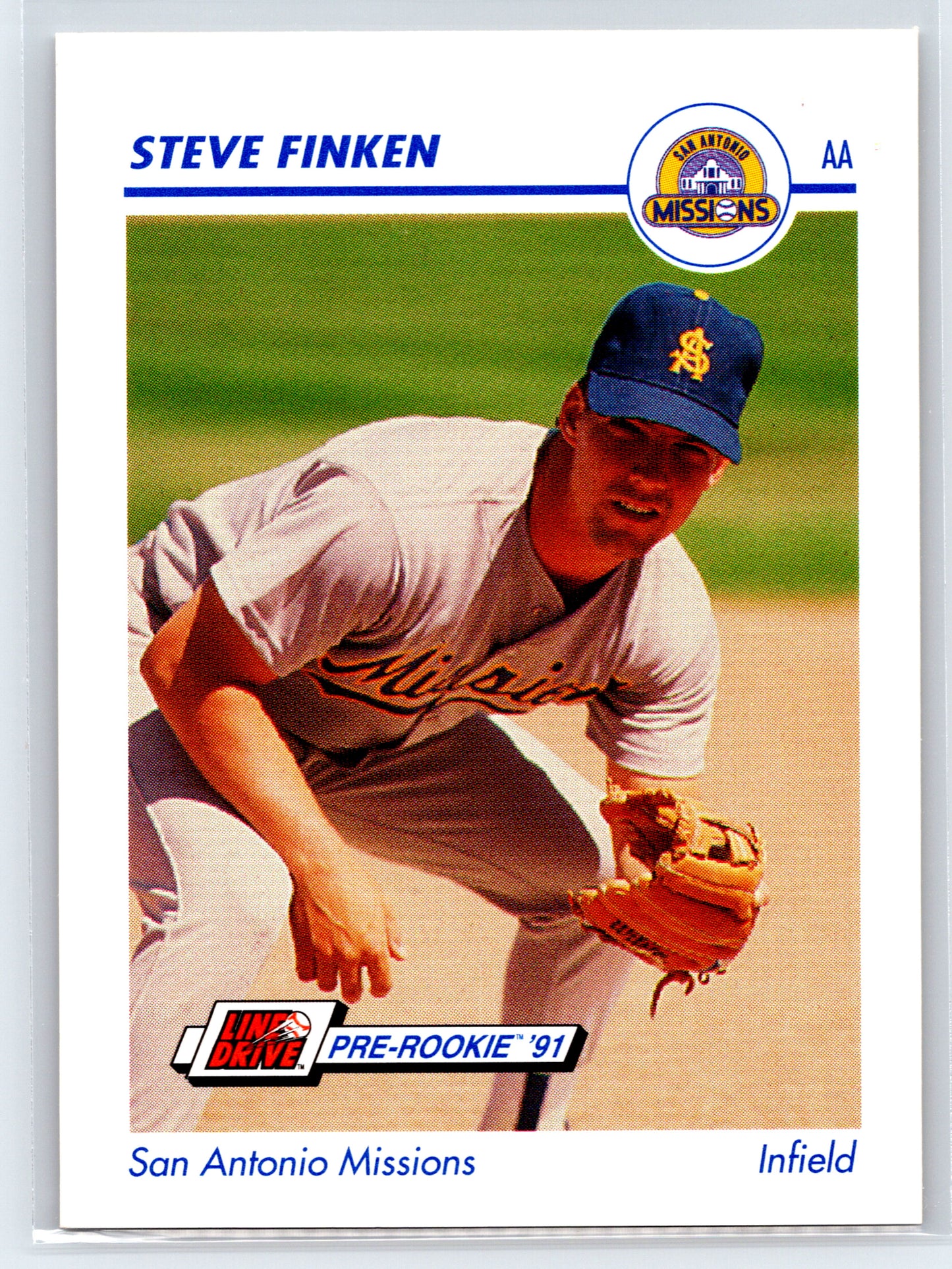 1991 Line Drive AA #534 Steve Finken