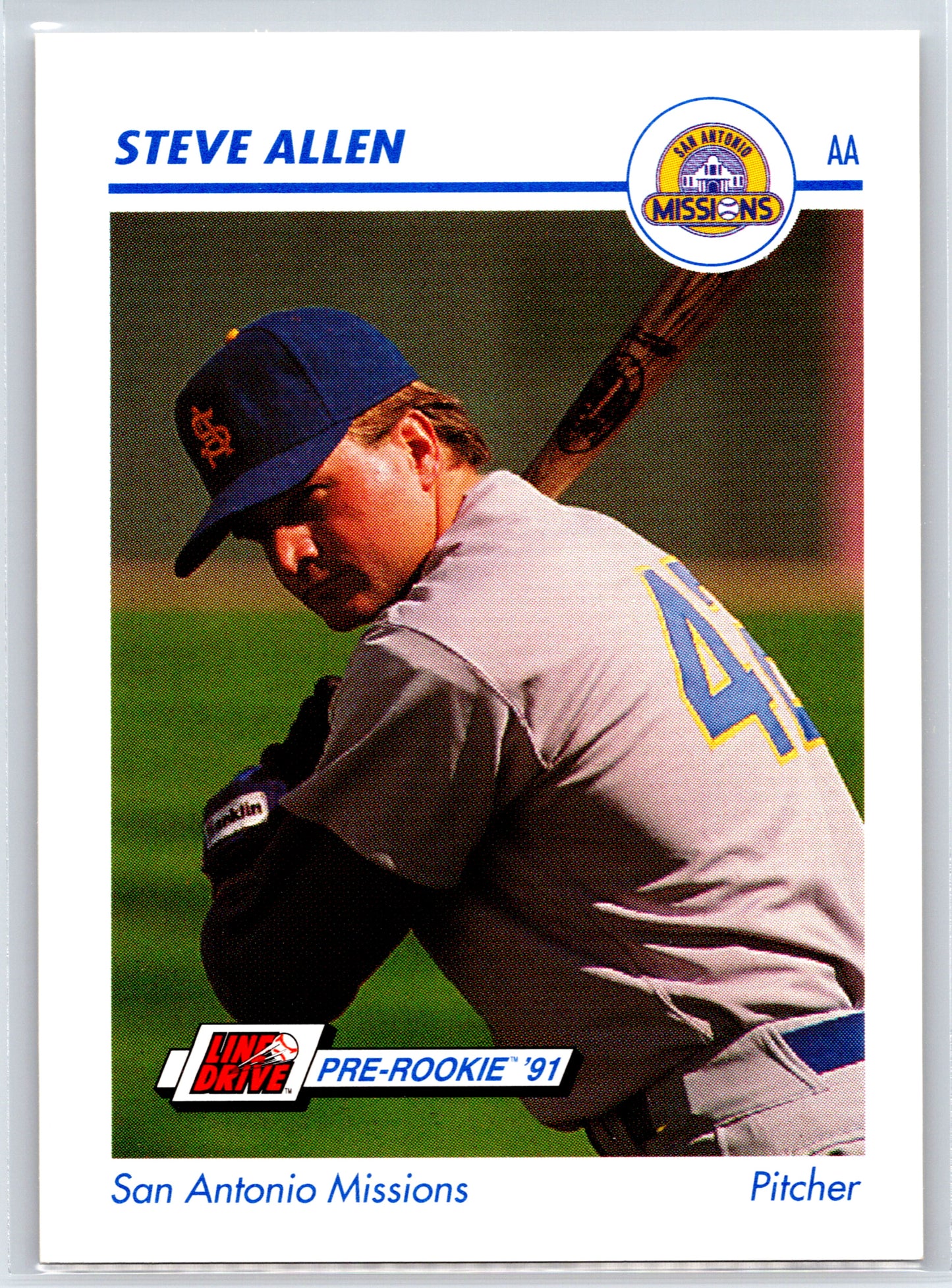 1991 Line Drive AA #526 Steve Allen