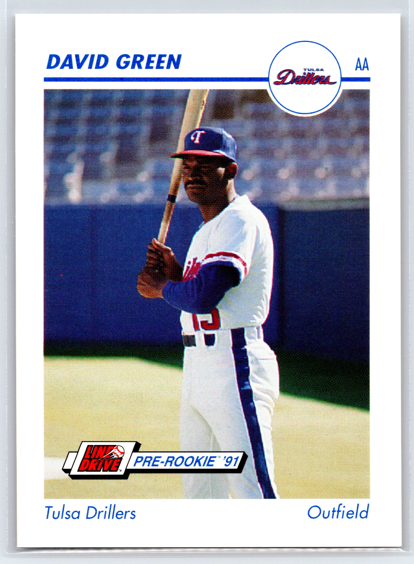 1991 Line Drive AA #582 David Green