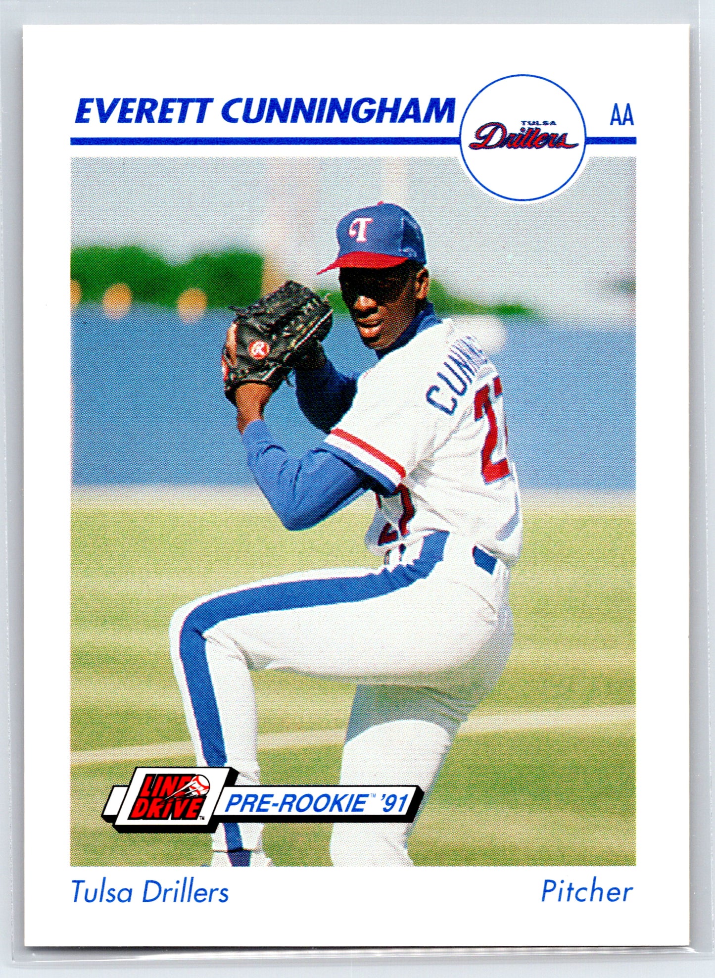 1991 Line Drive AA #578 Everett Cunningham