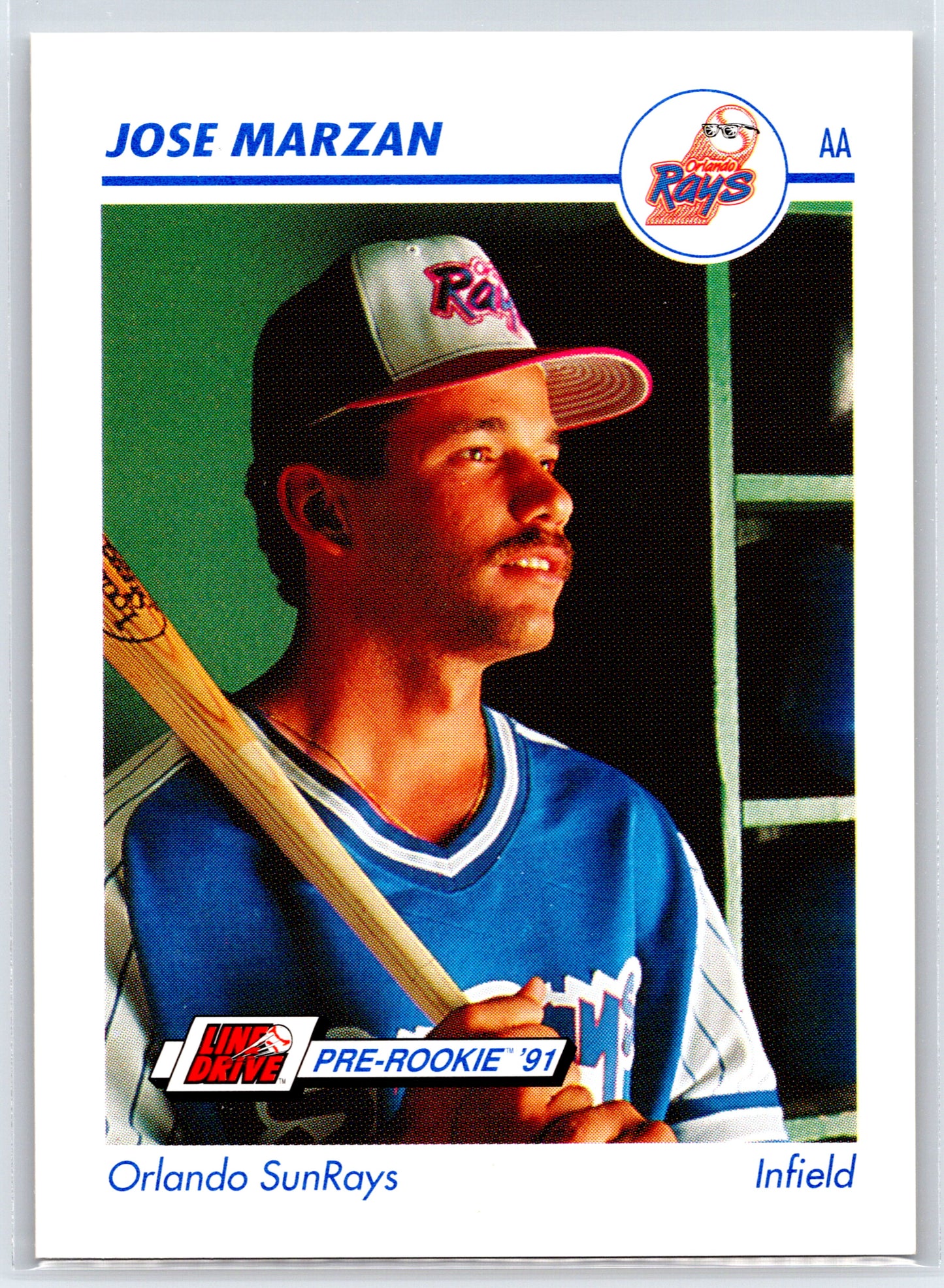 1991 Line Drive AA #486 Jose Marzan