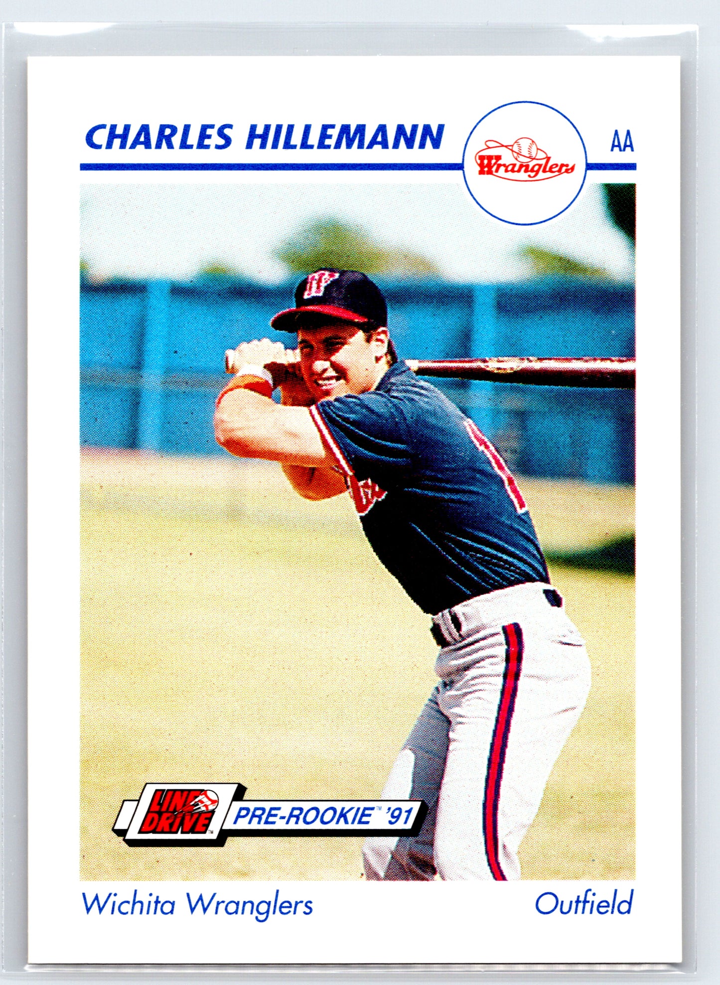 1991 Line Drive AA #608 Charles Hillemann