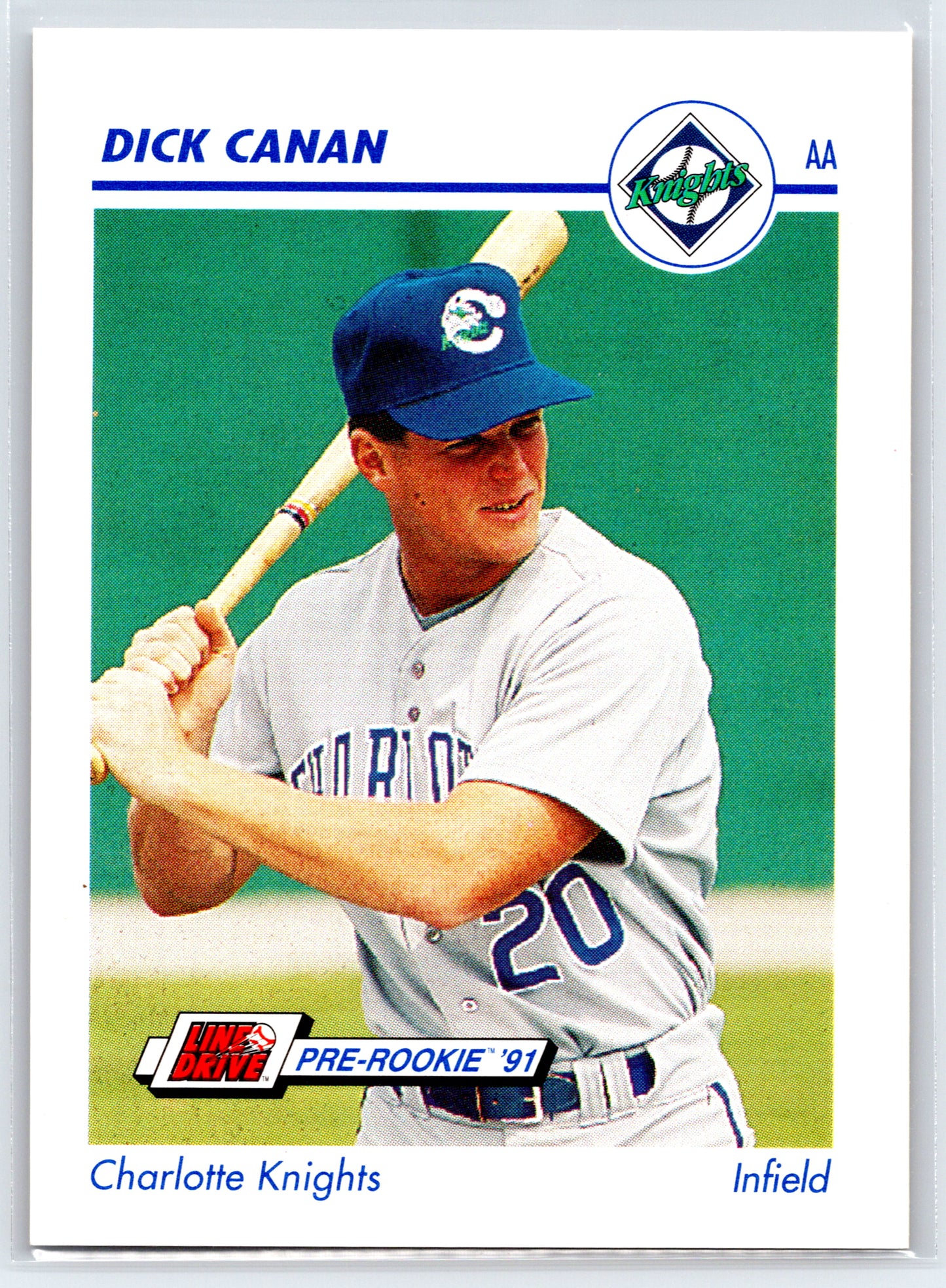 1991 Line Drive AA #129 Dick Canan