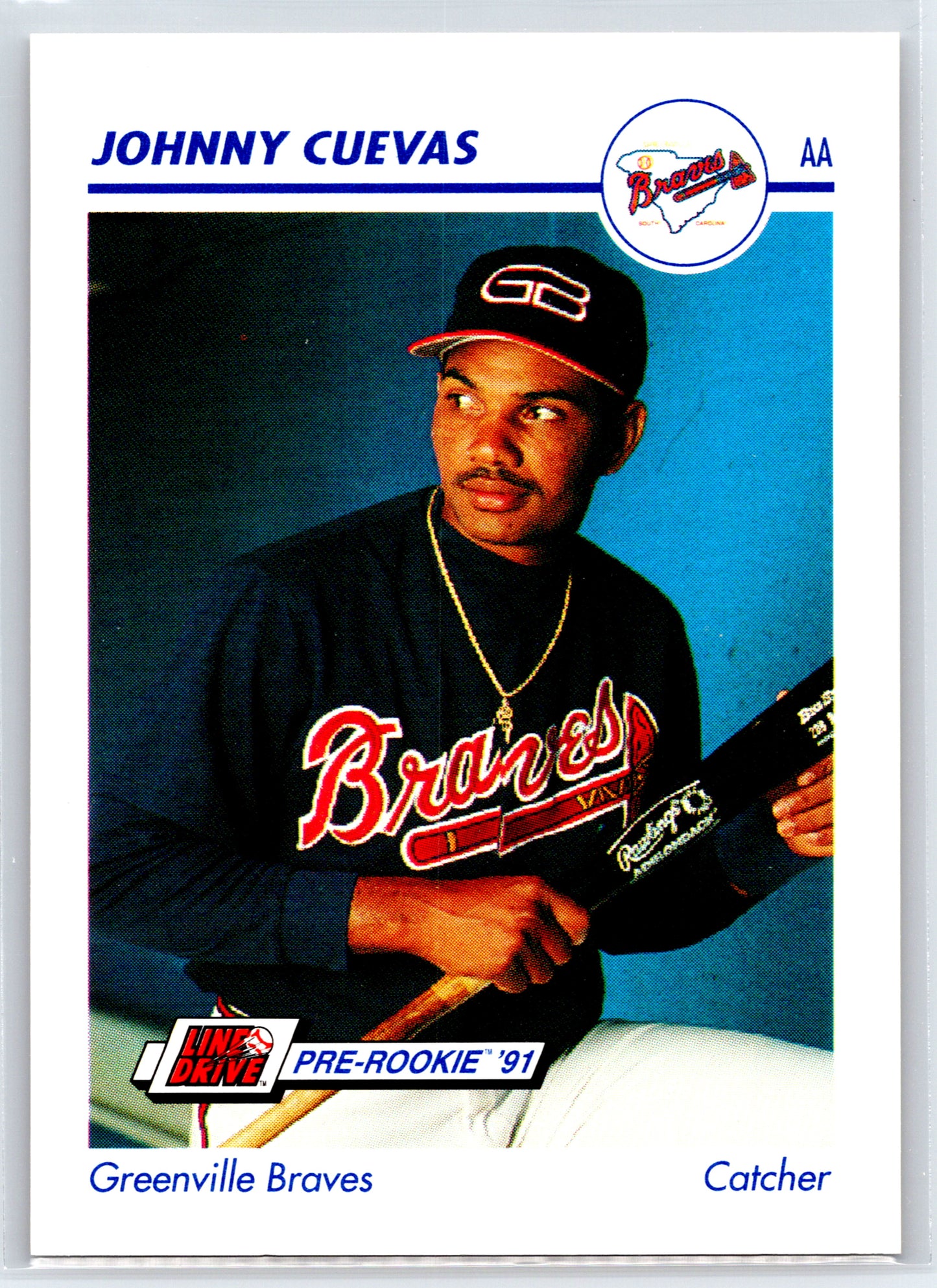 1991 Line Drive AA #205 Johnny Cuevas