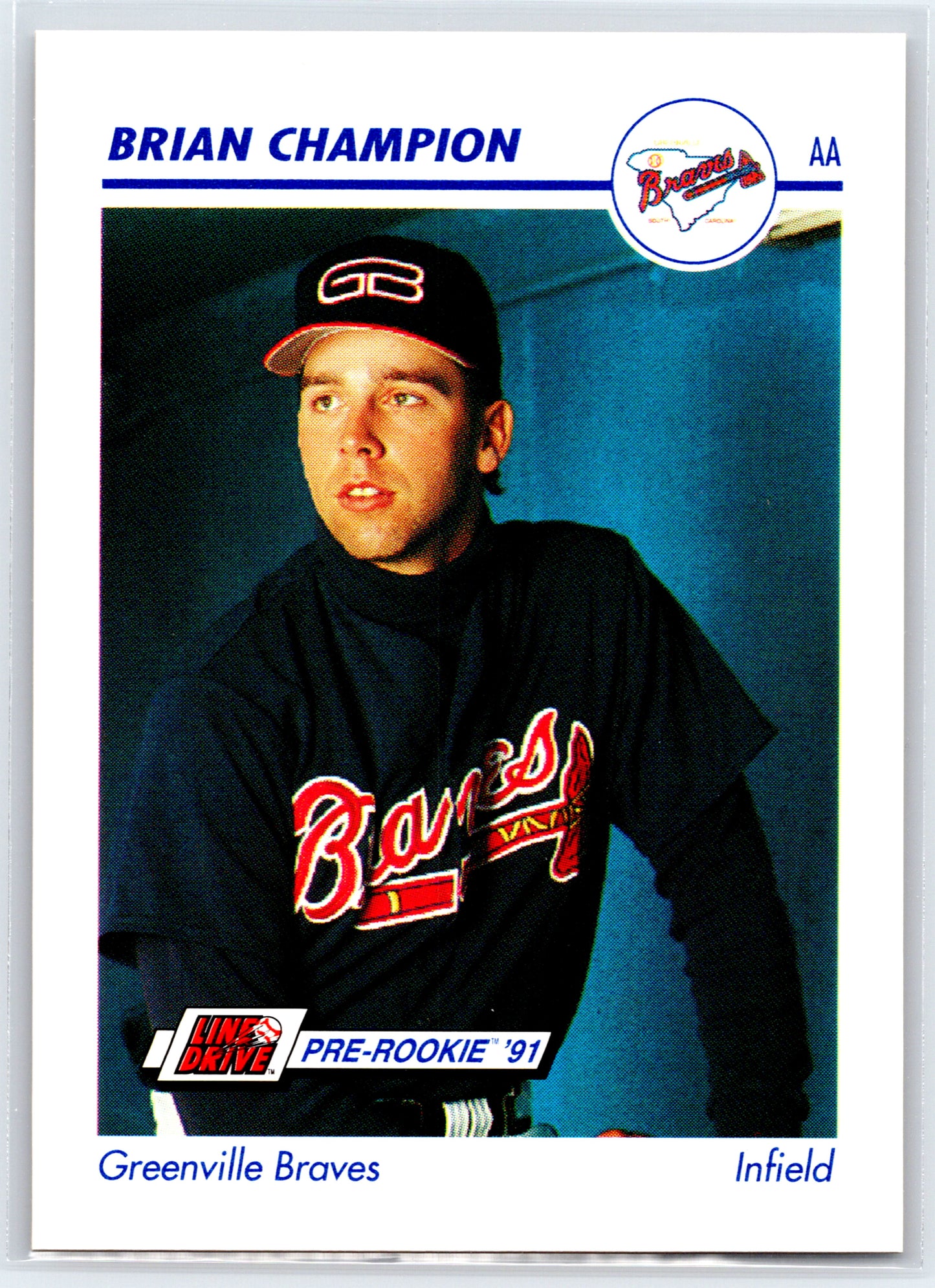 1991 Line Drive AA #203 Brian Champion