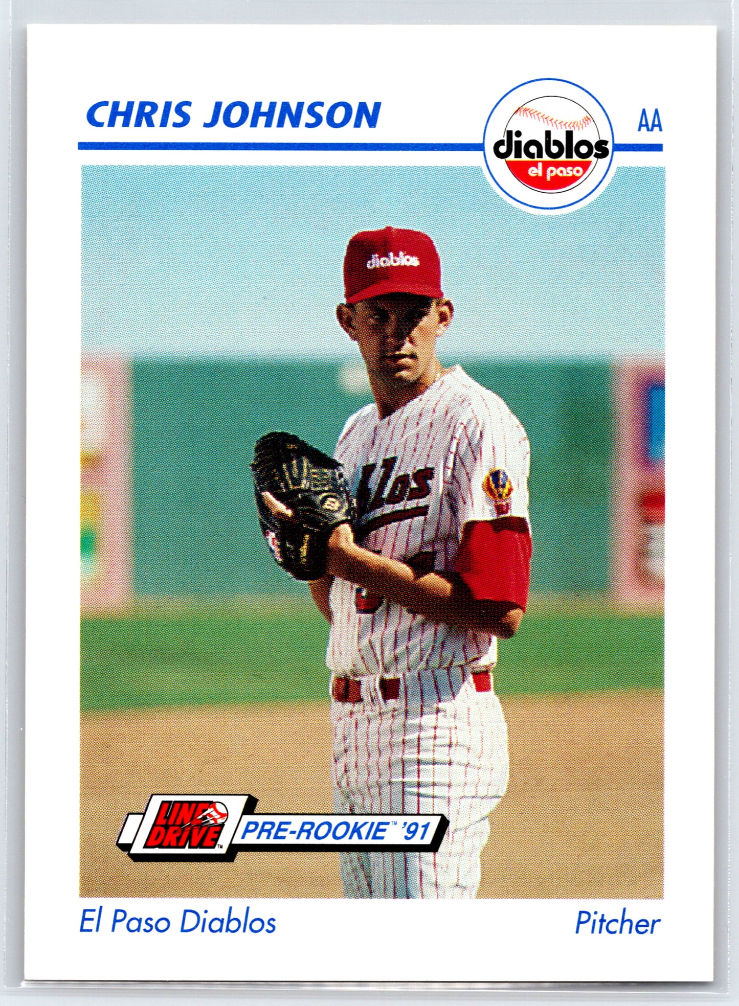1991 Line Drive AA #189 Chris Johnson