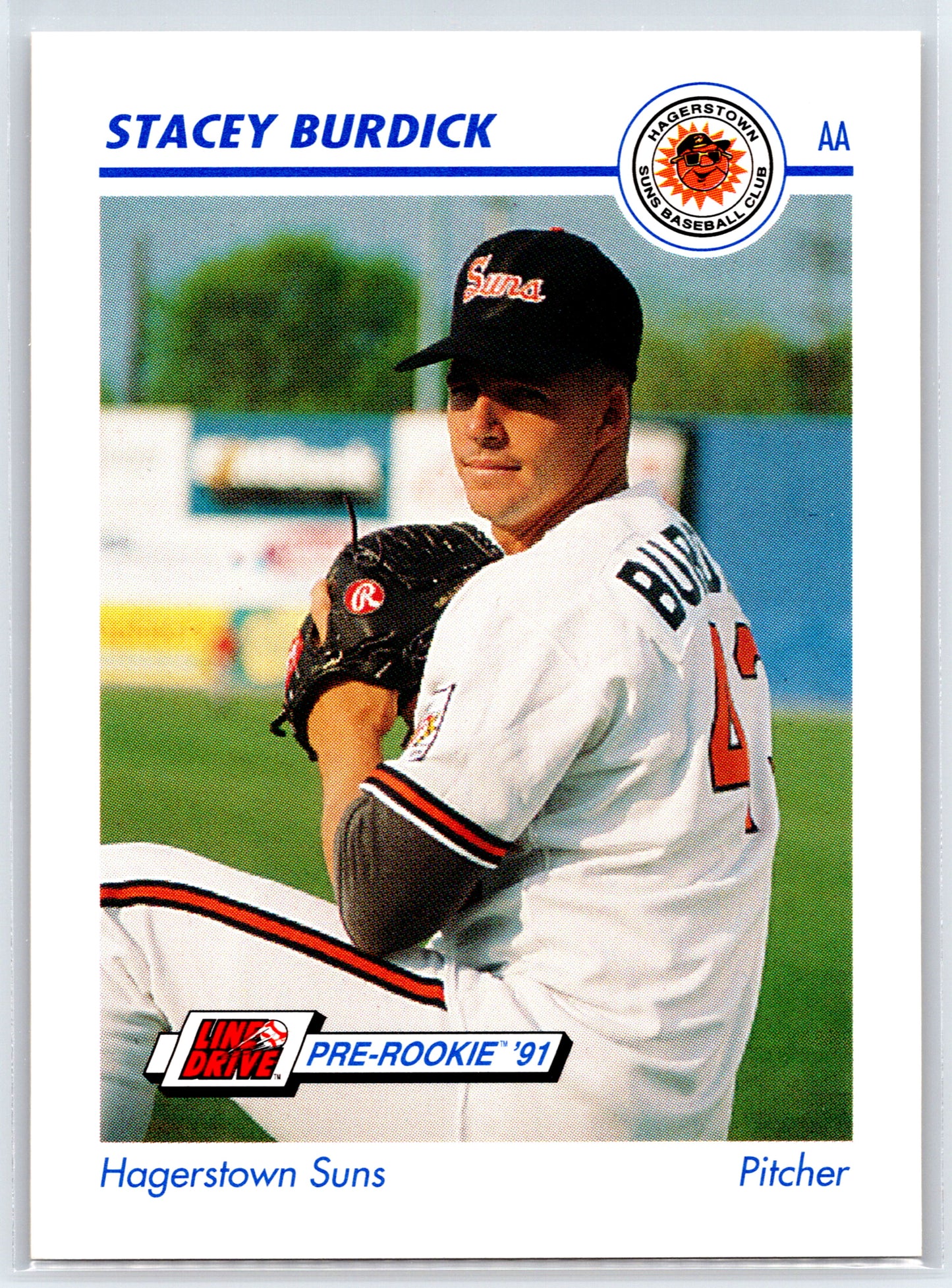 1991 Line Drive AA #227 Stacey Burdick