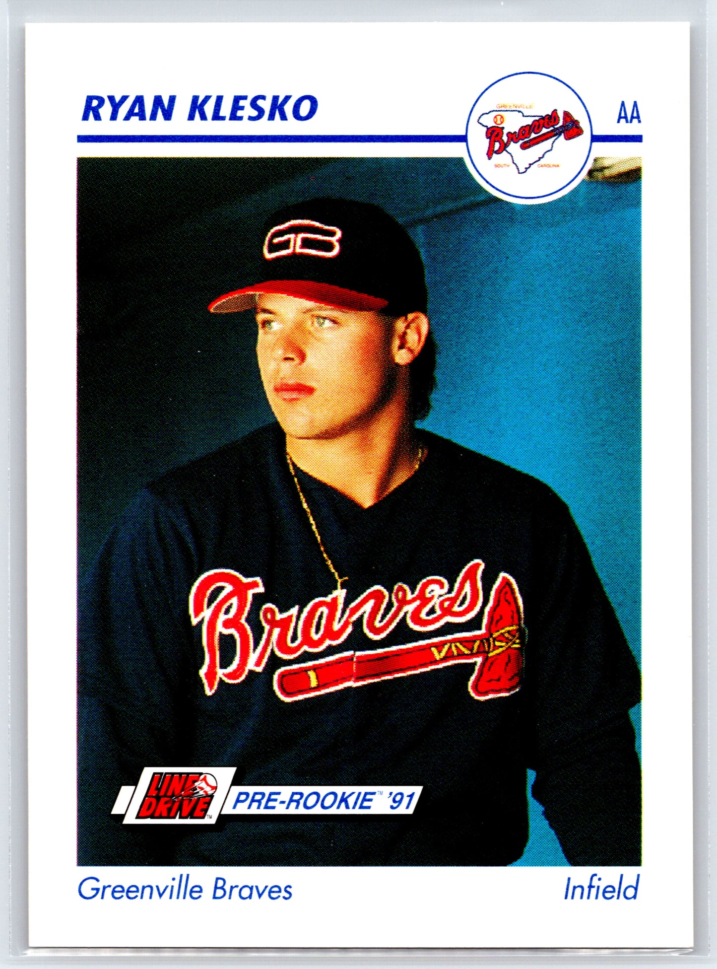 1991 Line Drive AA #209 Ryan Klesko