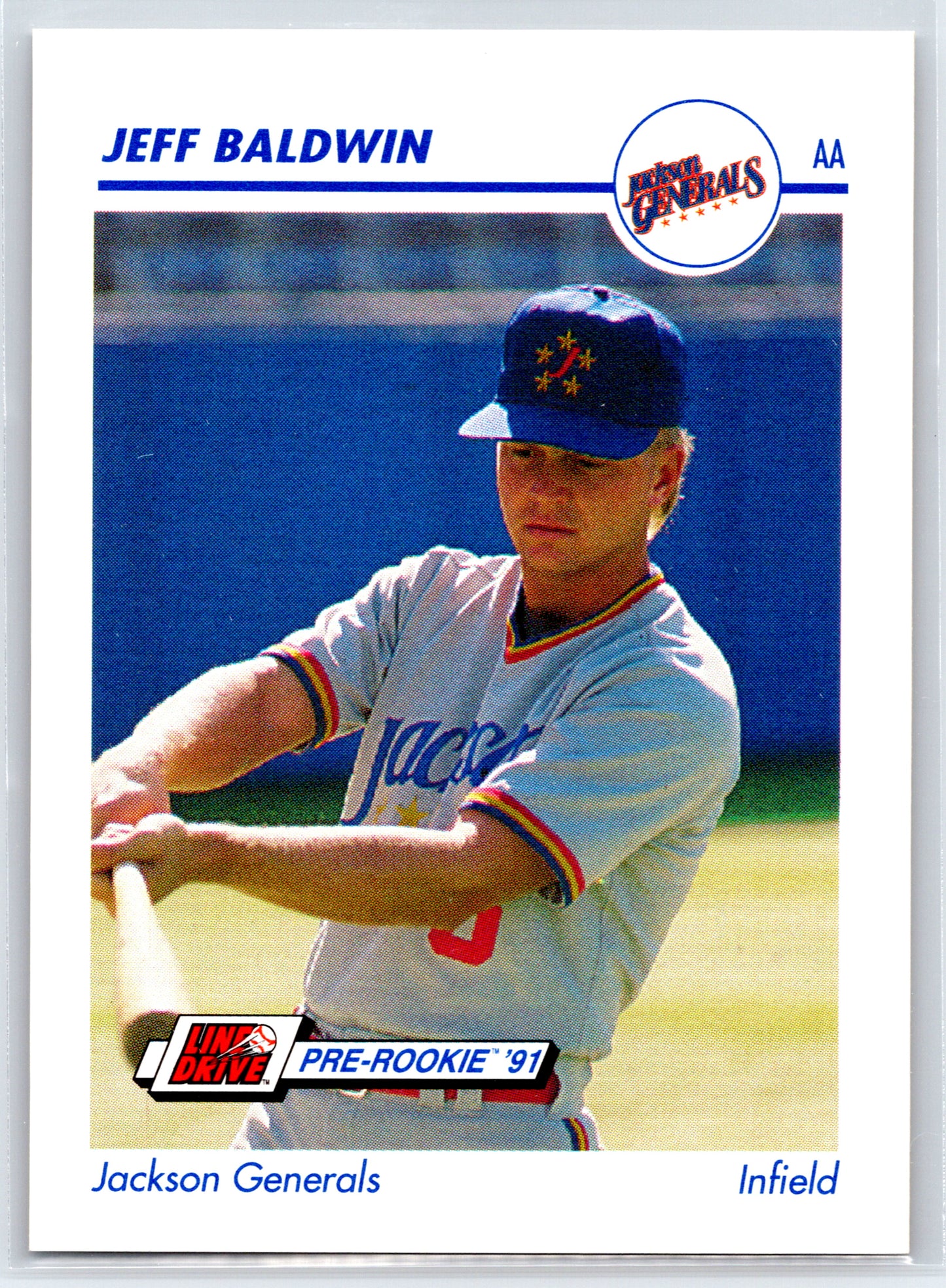 1991 Line Drive AA #553 Jeff Baldwin