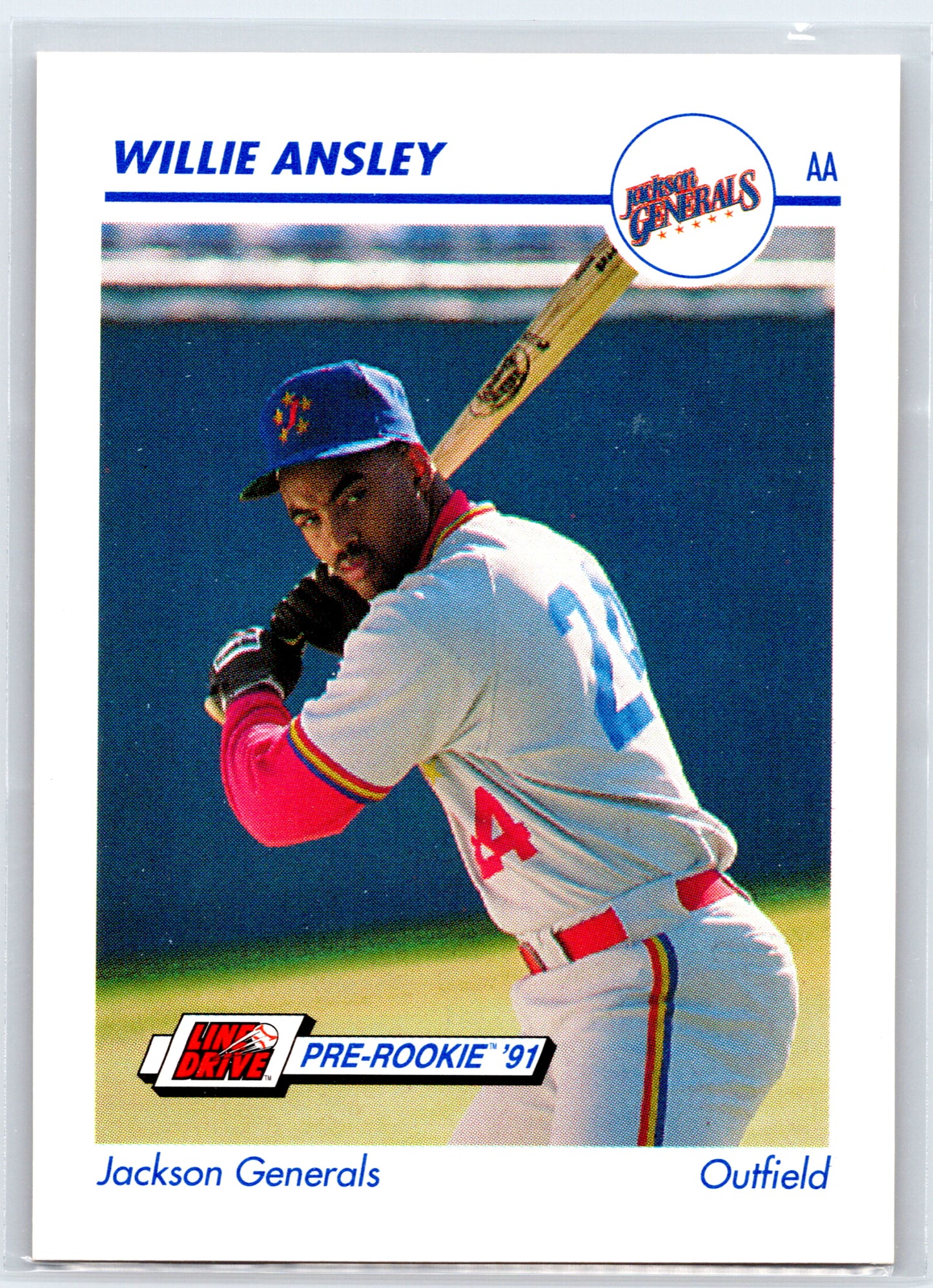 1991 Line Drive AA #551 Willie Ansley