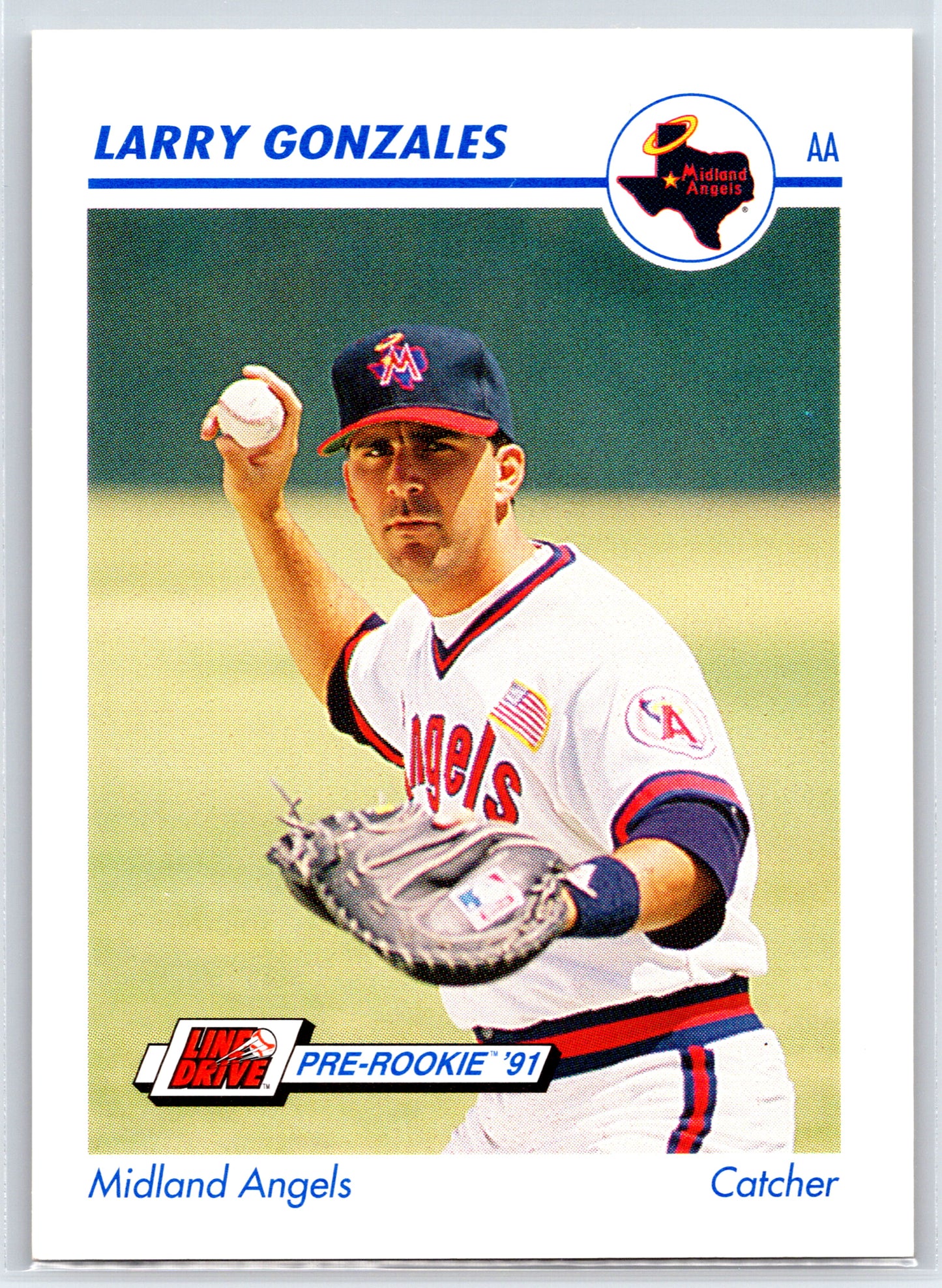 1991 Line Drive AA #435 Larry Gonzales