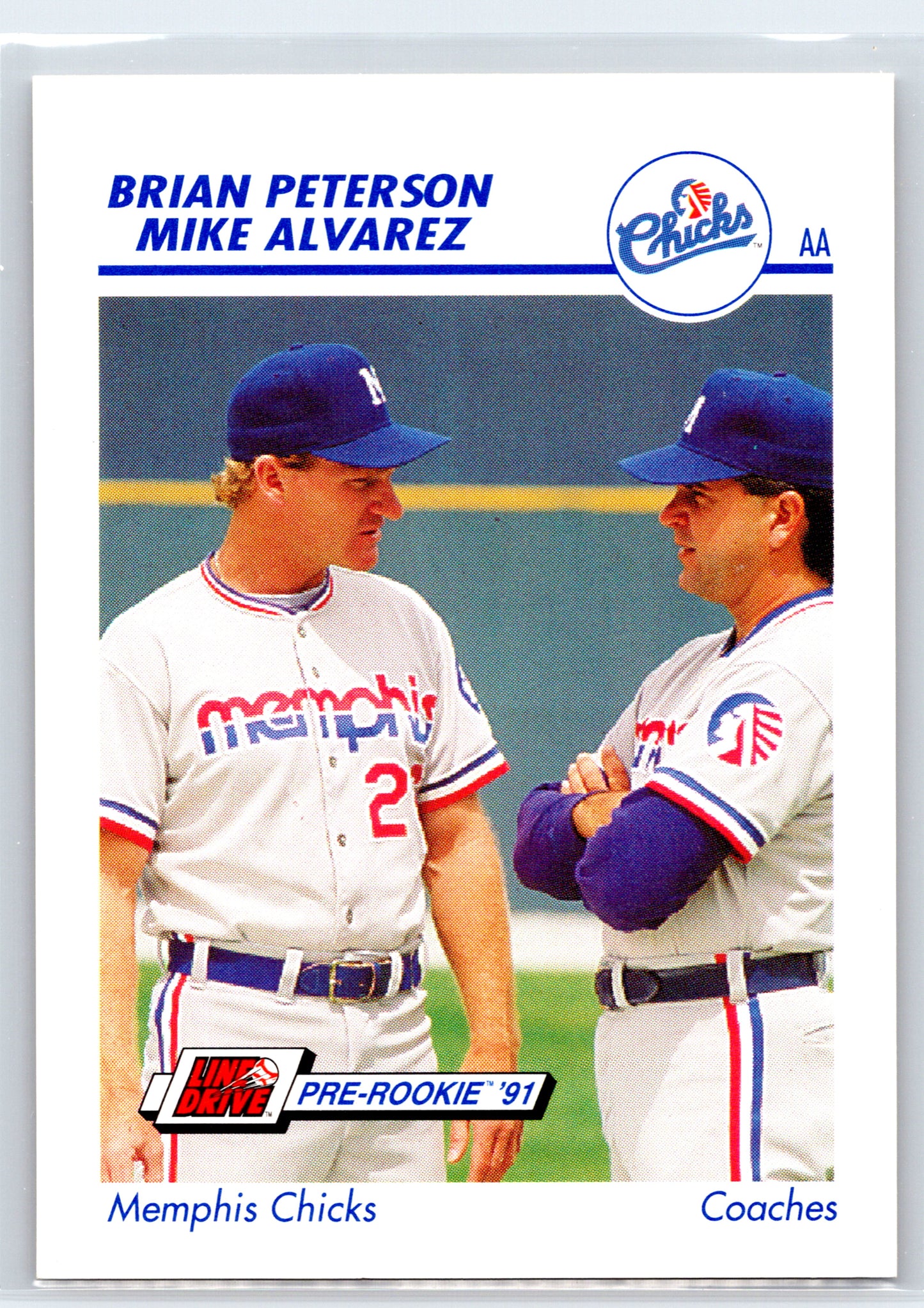 1991 Line Drive AA #425 Brian Peterson / Mike Alvarez