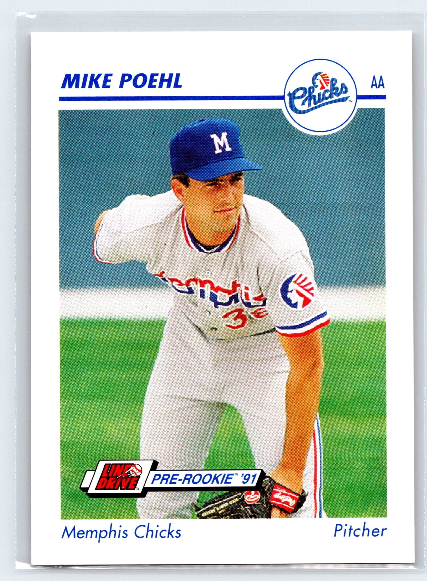 1991 Line Drive AA #415 Mike Poehl