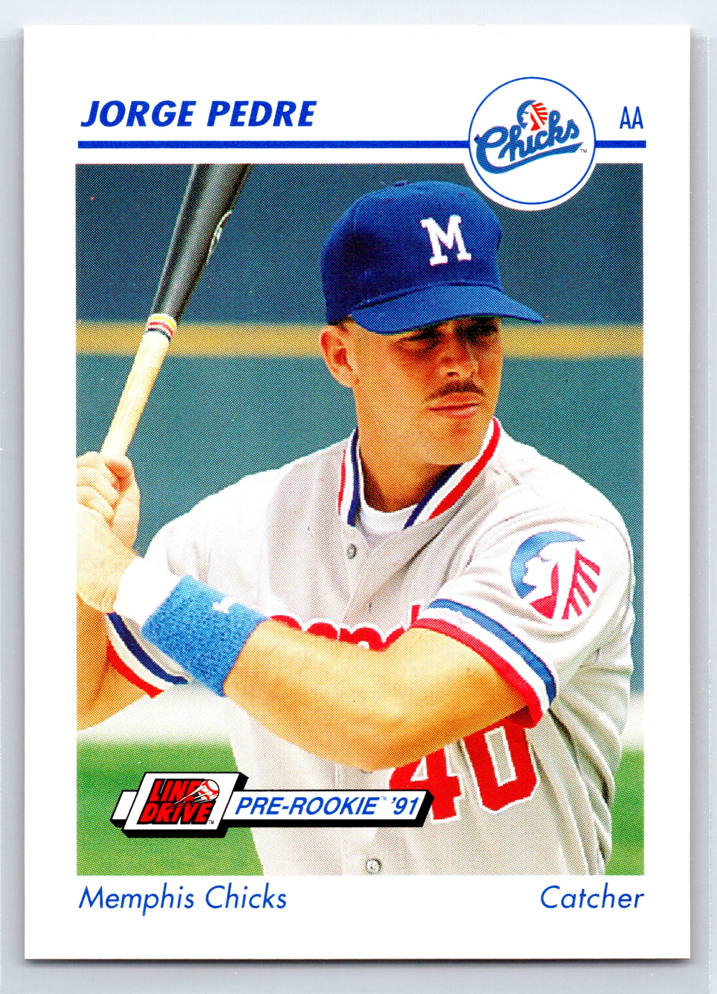 1991 Line Drive AA #411 Jorge Pedre