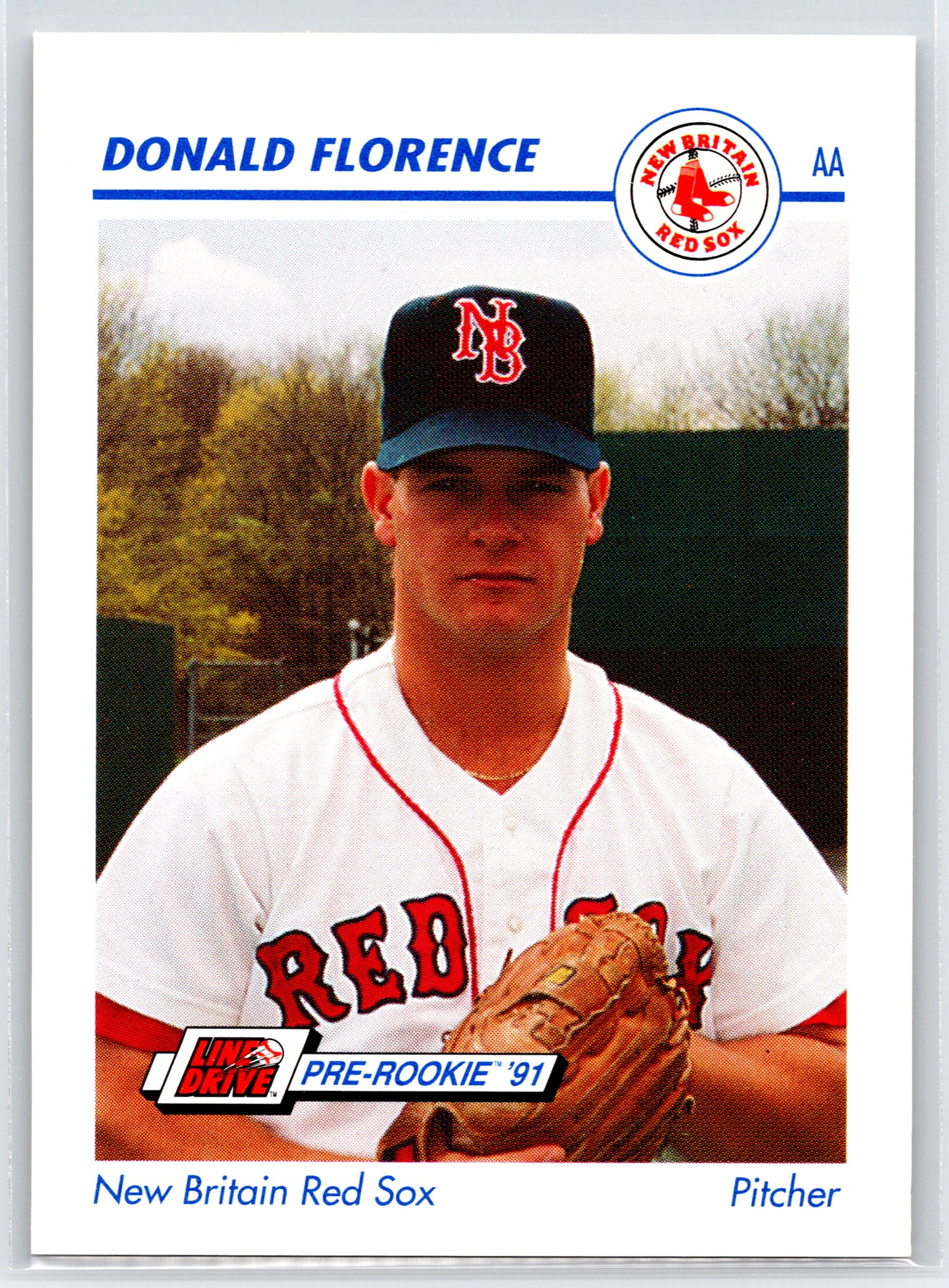 1991 Line Drive AA #460 Donald Florence
