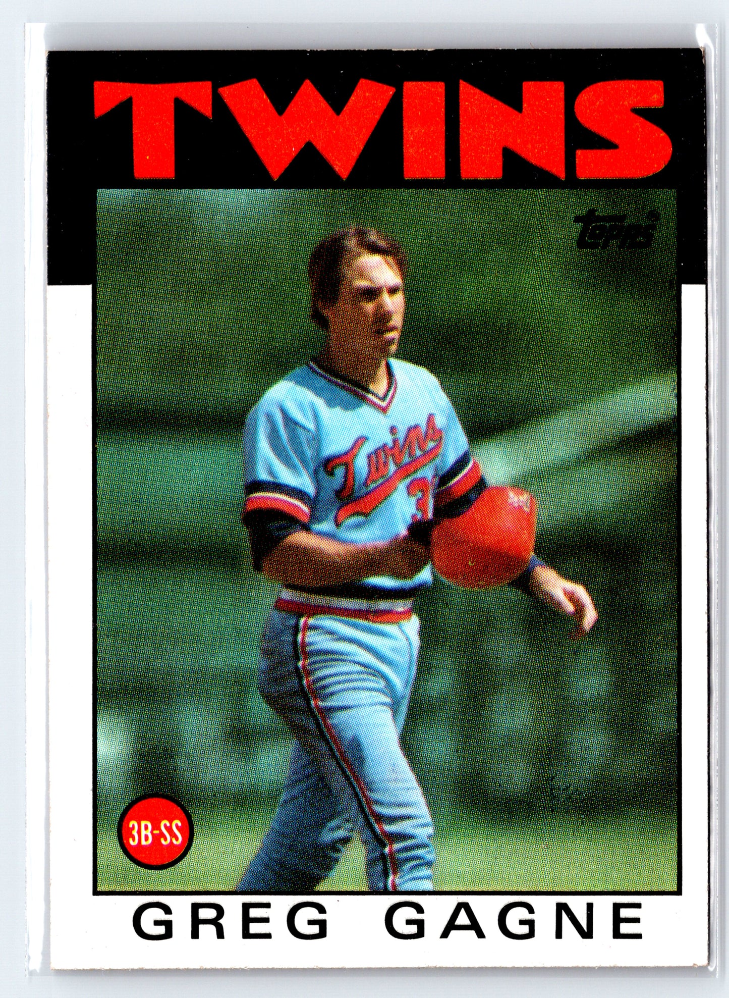 1986 Topps #162 Greg Gagne