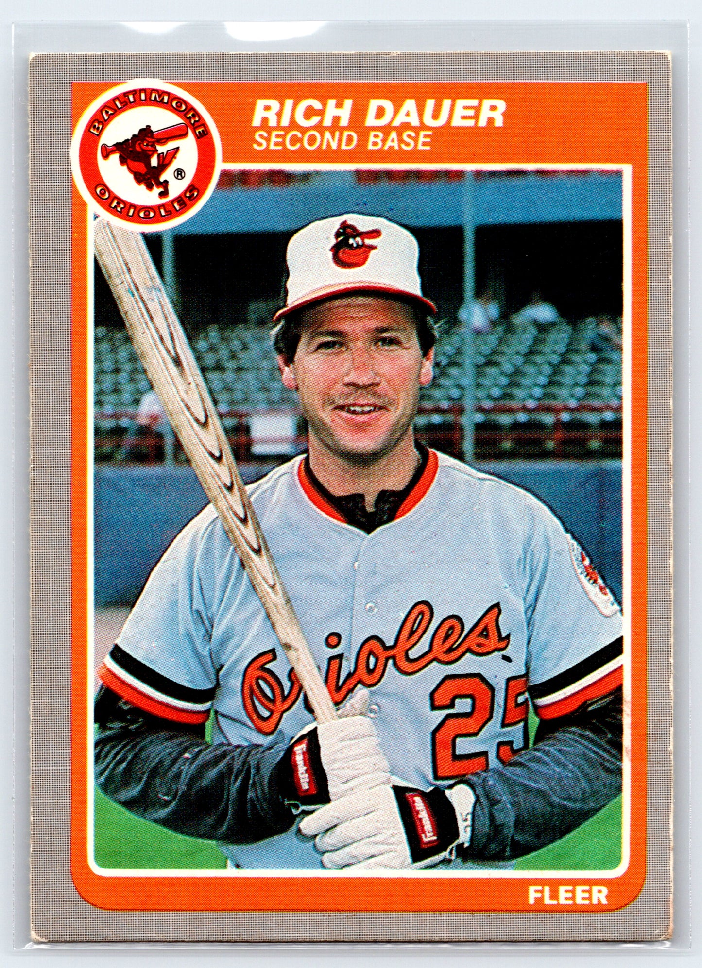 1985 Fleer #173 Rich Dauer