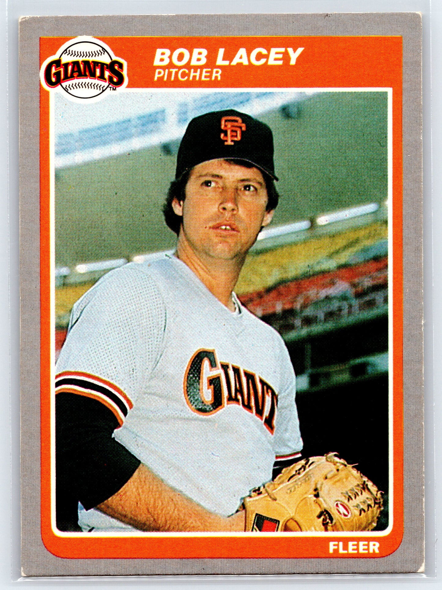 1985 Fleer #611 Bob Lacey