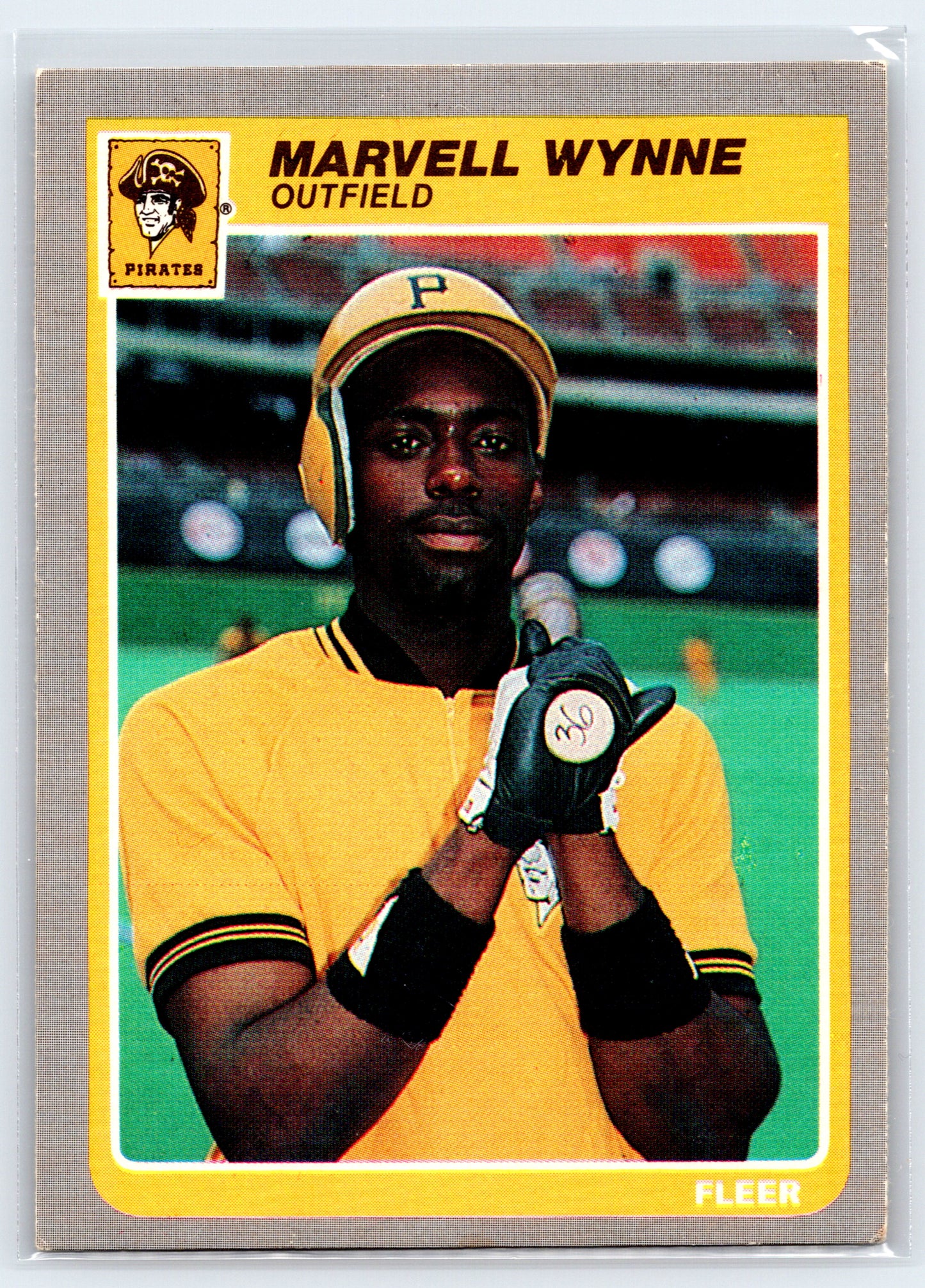 1985 Fleer #481 Marvell Wynne