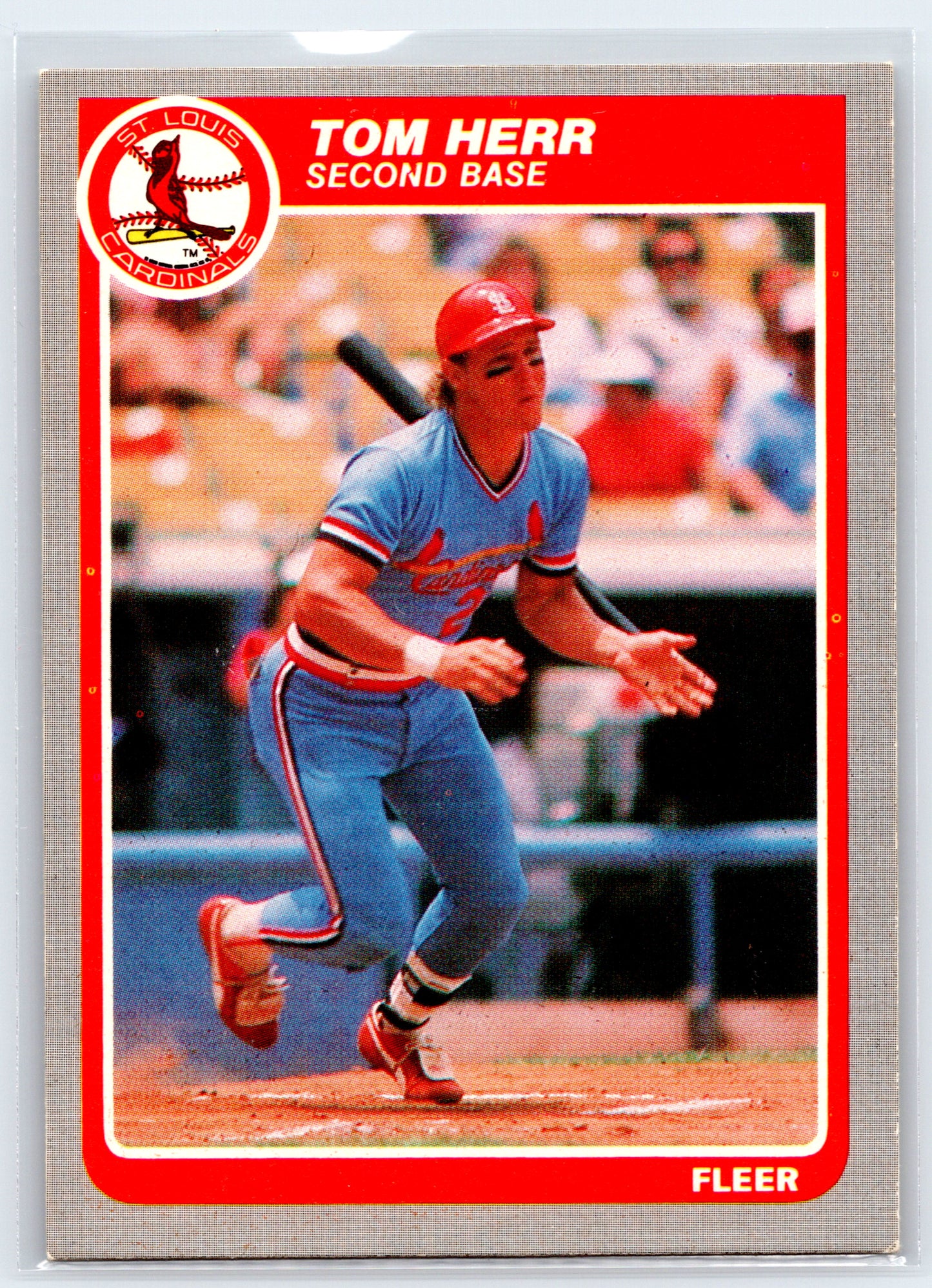 1985 Fleer #226 Tom Herr